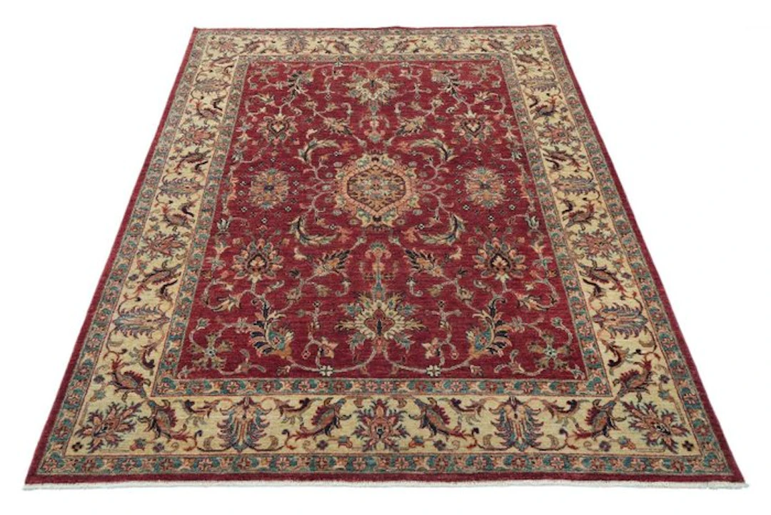 Hand-knotted designer rug with Sarouck pattern – New - Rug - 202 cm - 153 cm