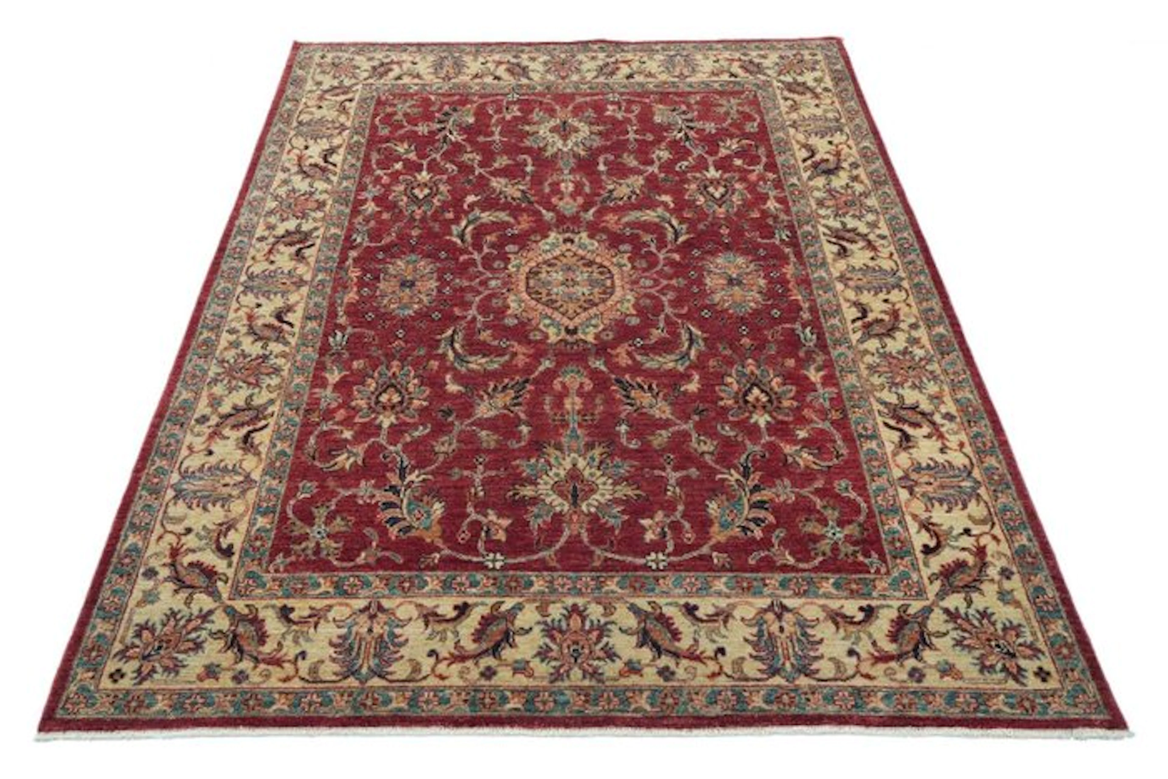 Hand-knotted designer rug with Sarouck pattern – New - Rug - 202 cm - 153 cm