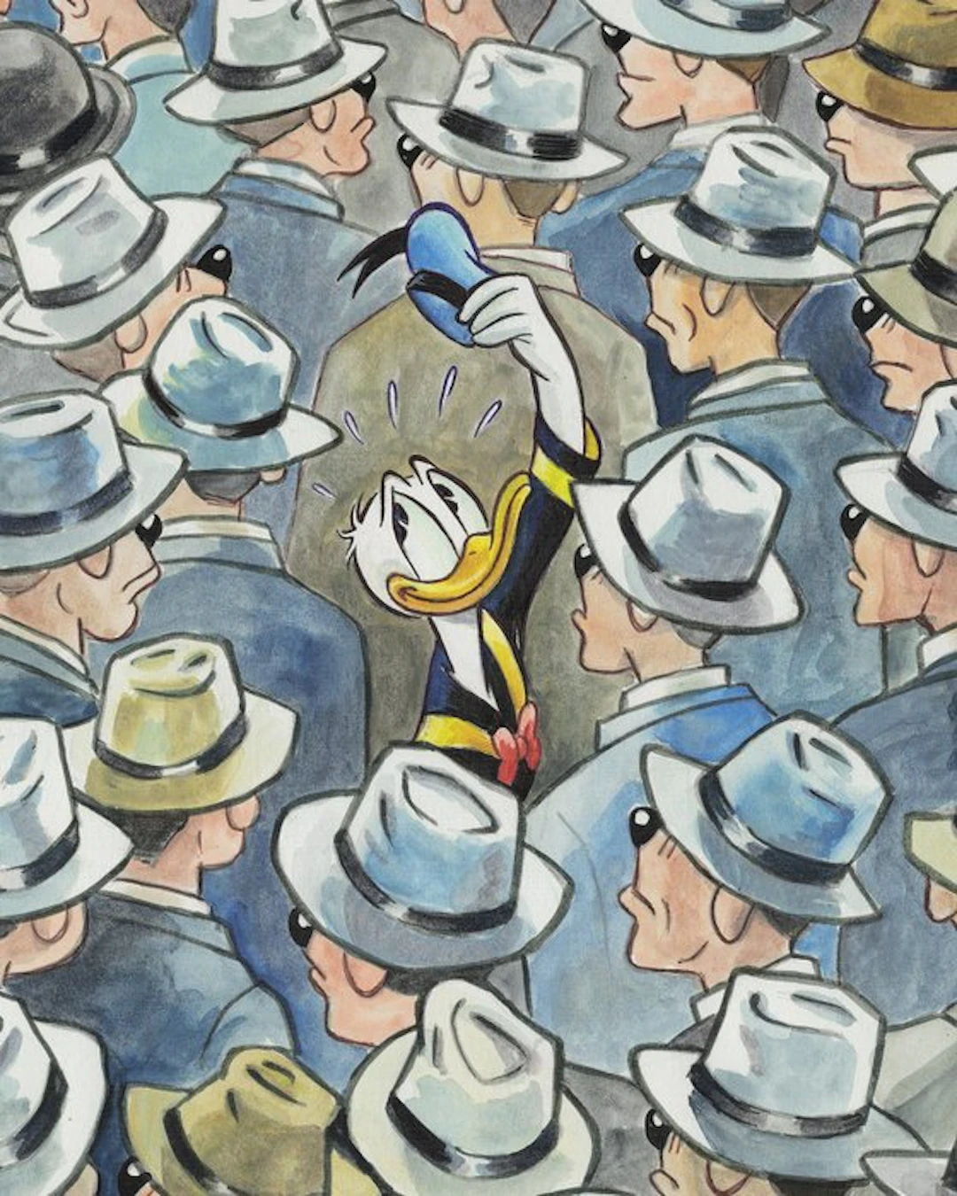 Tony Fernandez - Donald Duck Inspired By Greg Drasler’s...
