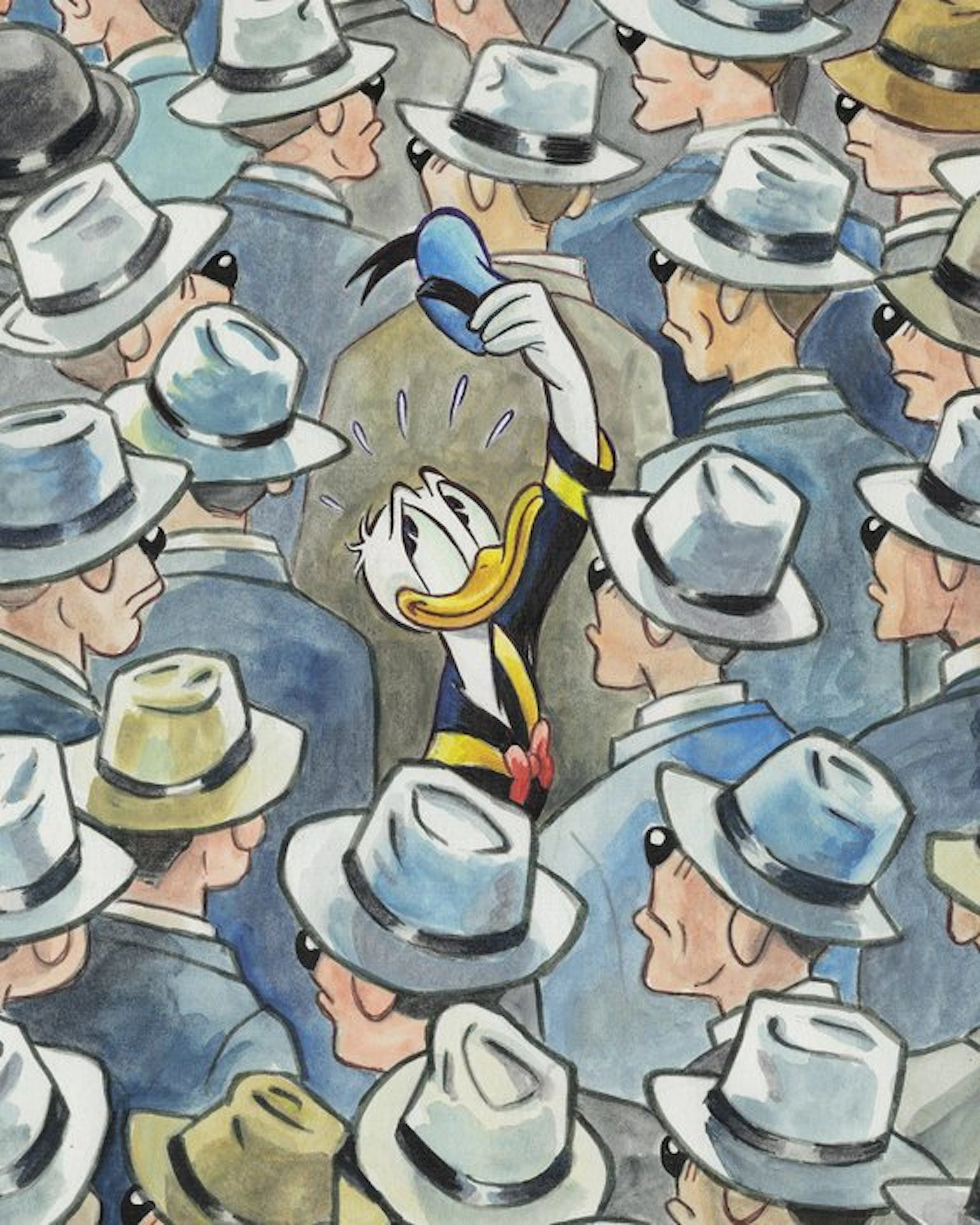 Tony Fernandez - Donald Duck Inspired By Greg Drasler’s...