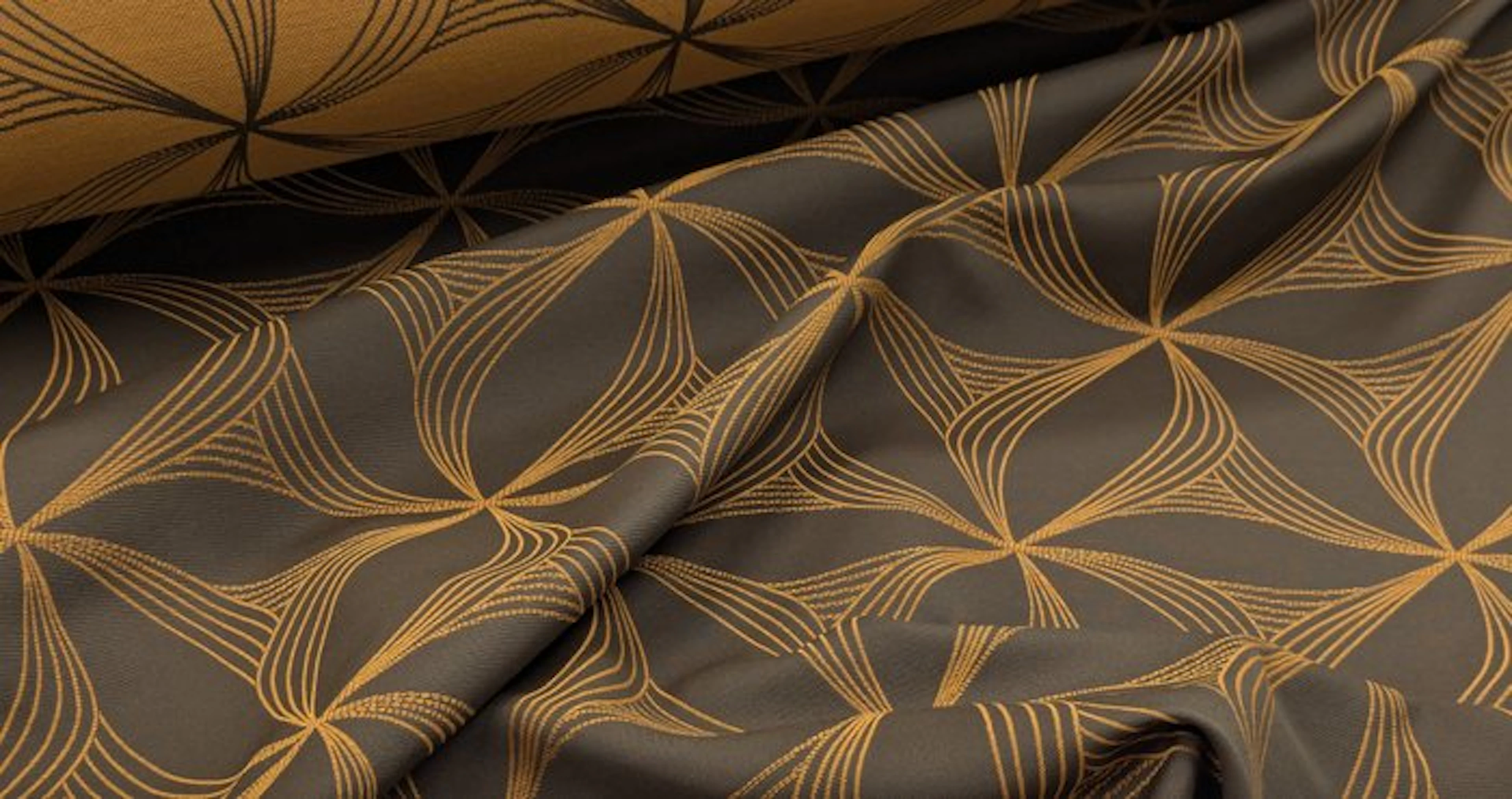 Geometrie rétro dal cuore di Torino - Textile - 740 cm - 140 cm
