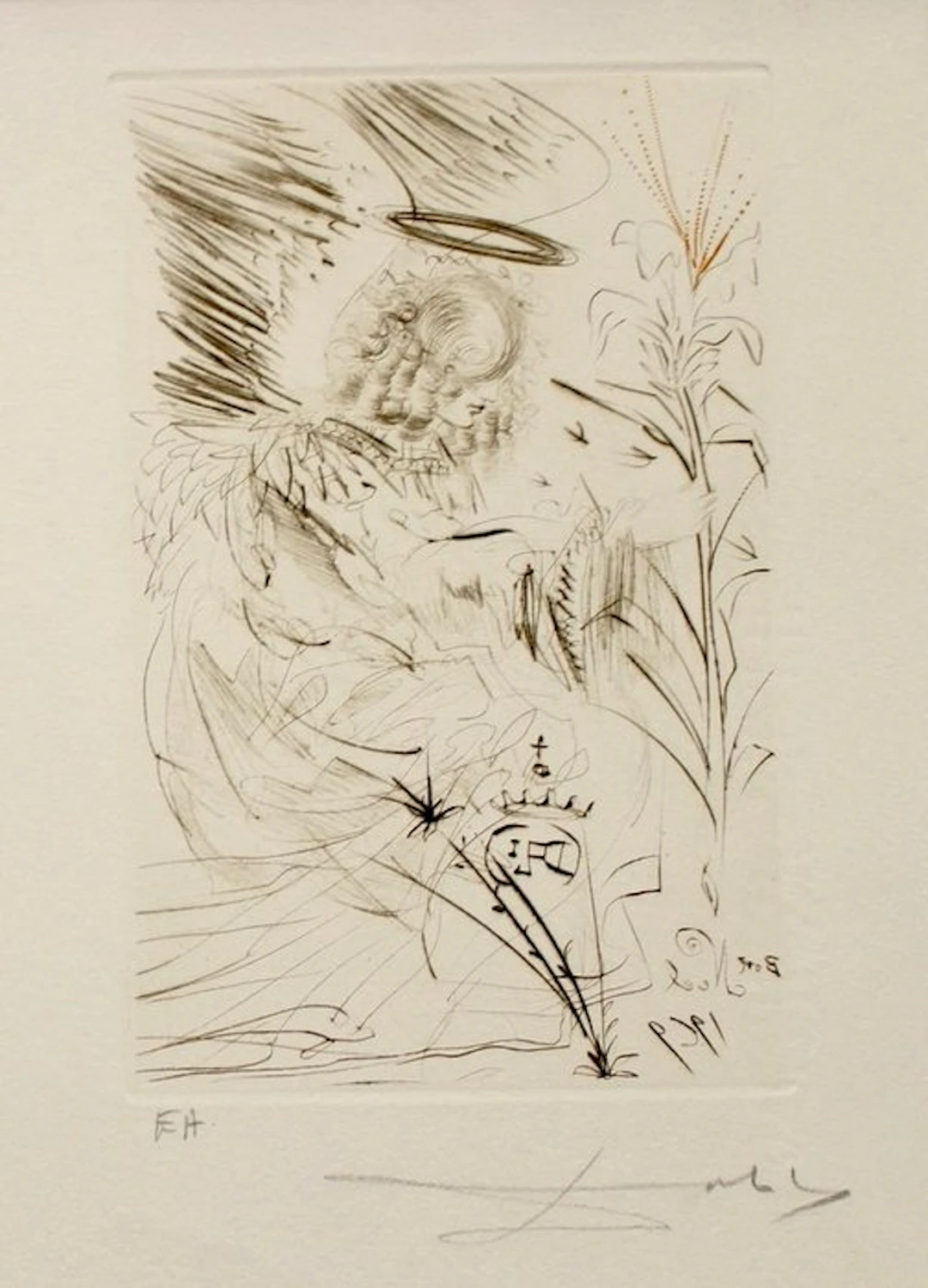 Salvador Dali (1904-1989) - Die Dame der Orangerie