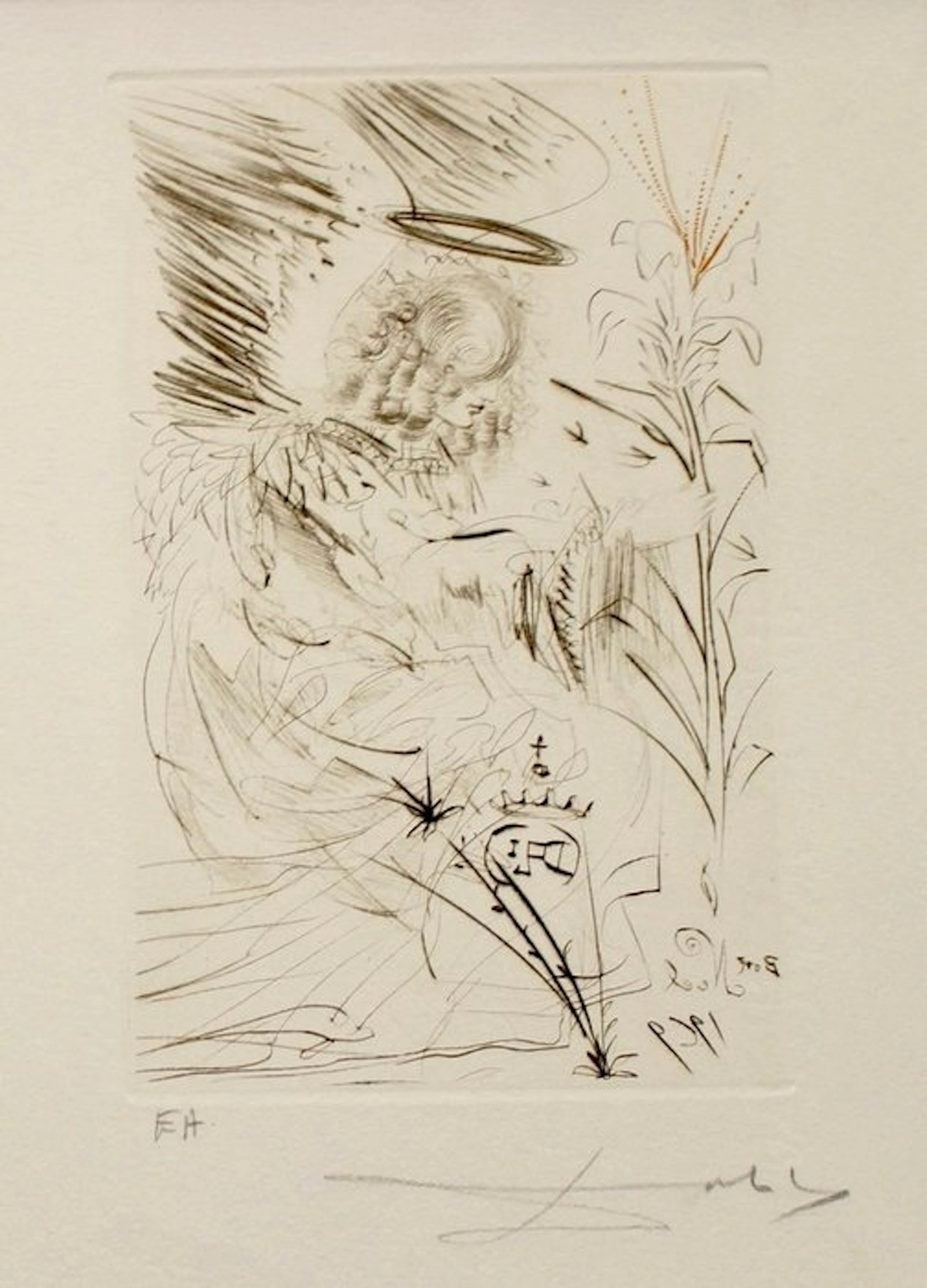 Salvador Dali (1904-1989) - Die Dame der Orangerie