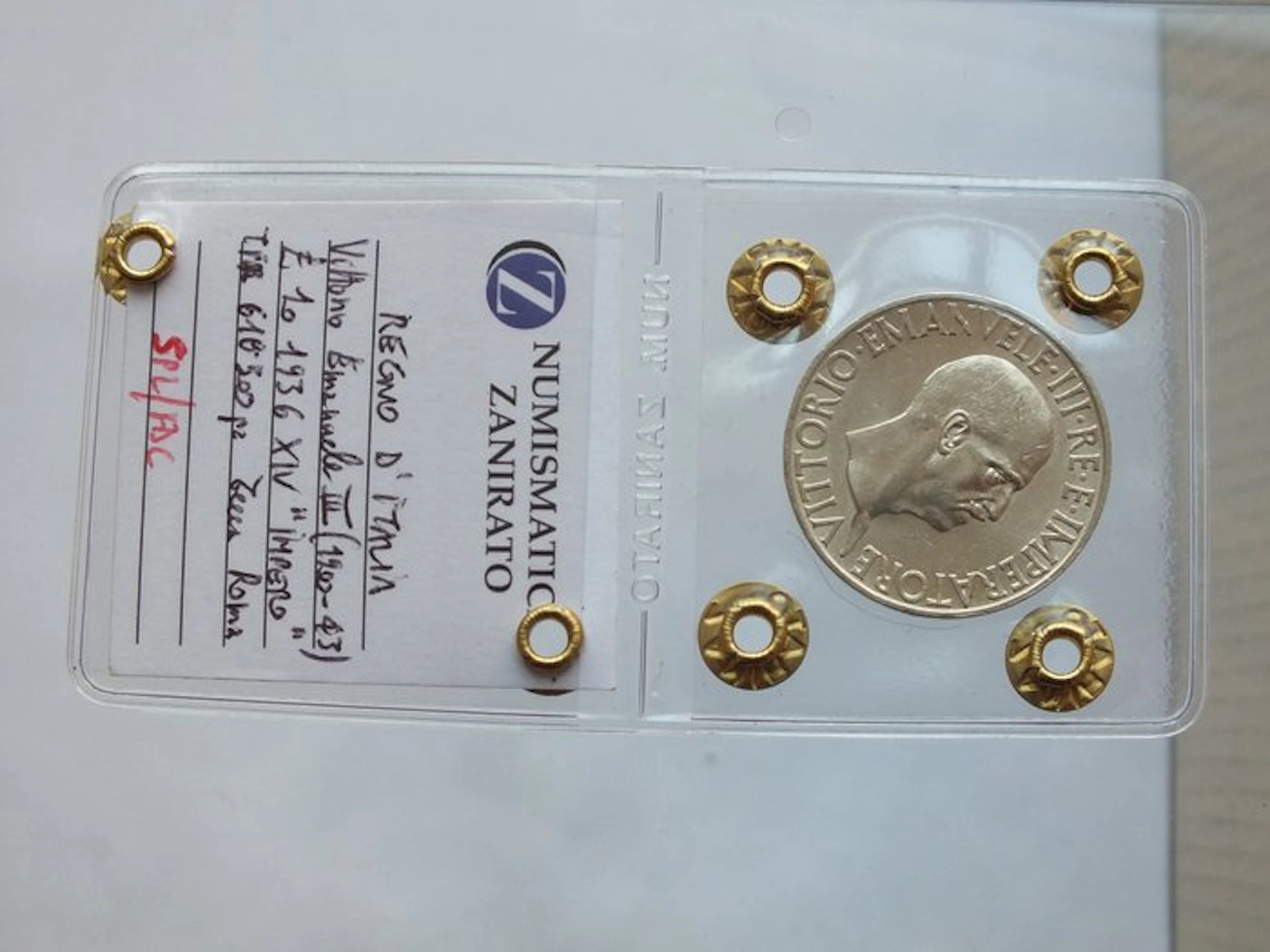 Italy, Kingdom Vittorio Emanuele III. 10 Lire 1936 "Impero" (No reserve price)