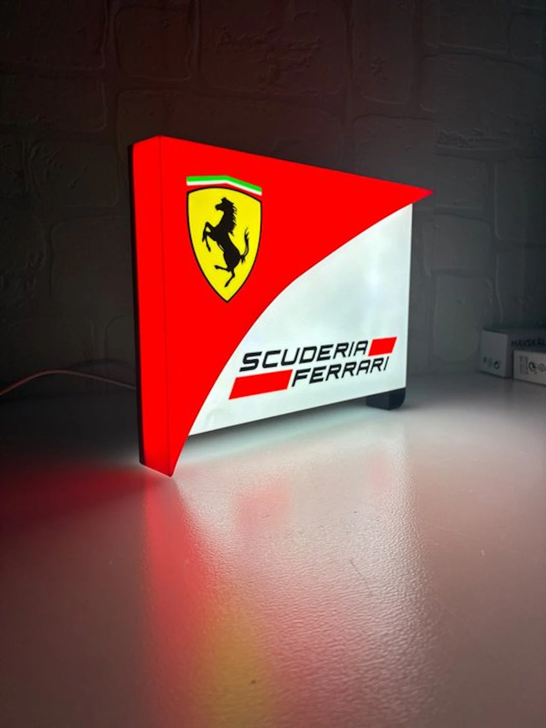 Ferrari illuminated sign for workshop or showroom (no reserve) - Ferrari - 2025