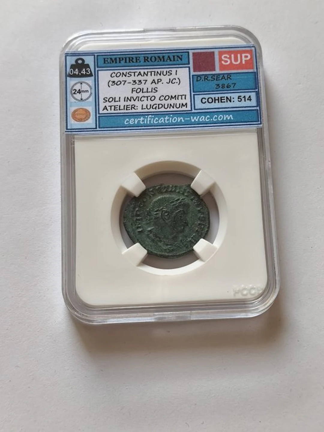 . Roman Empire (Provincial) Constantino I (307-337). Follis (No reserve price)