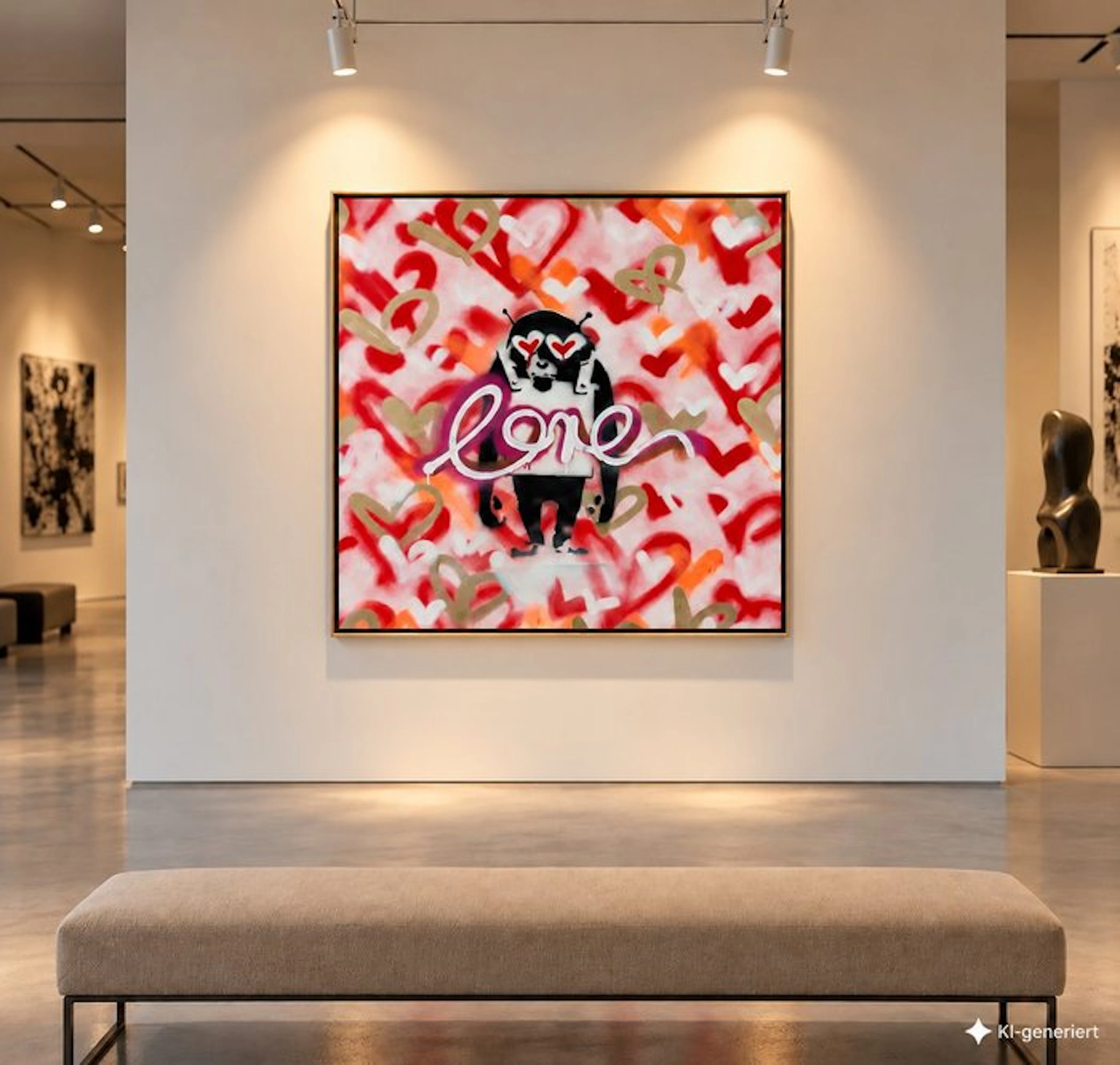 Timo Wedell - Love's Vibrant Spectrum - XL - Street Banksy Art