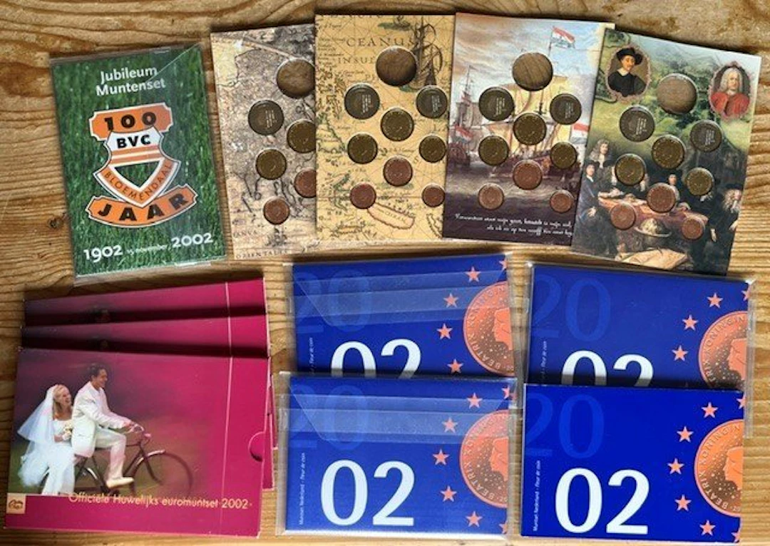 Netherlands. Year Set (BU) Various Years (12 sets) (No reserve price)
