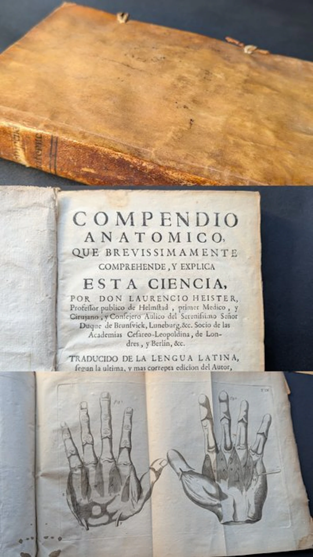Laurencio (Lorenz) Heister - Rara edición española del...