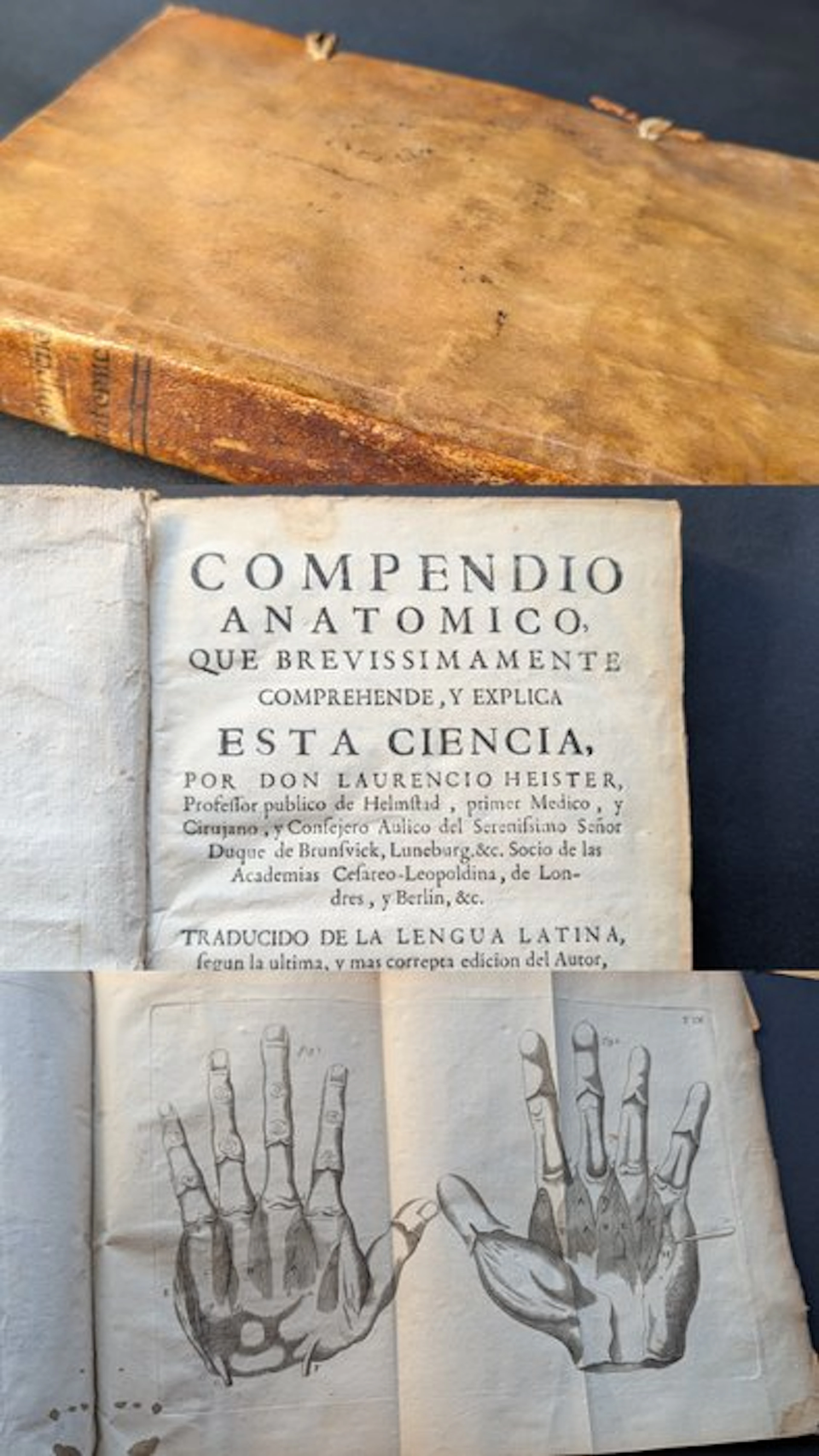 Laurencio (Lorenz) Heister - Rara edición española del...