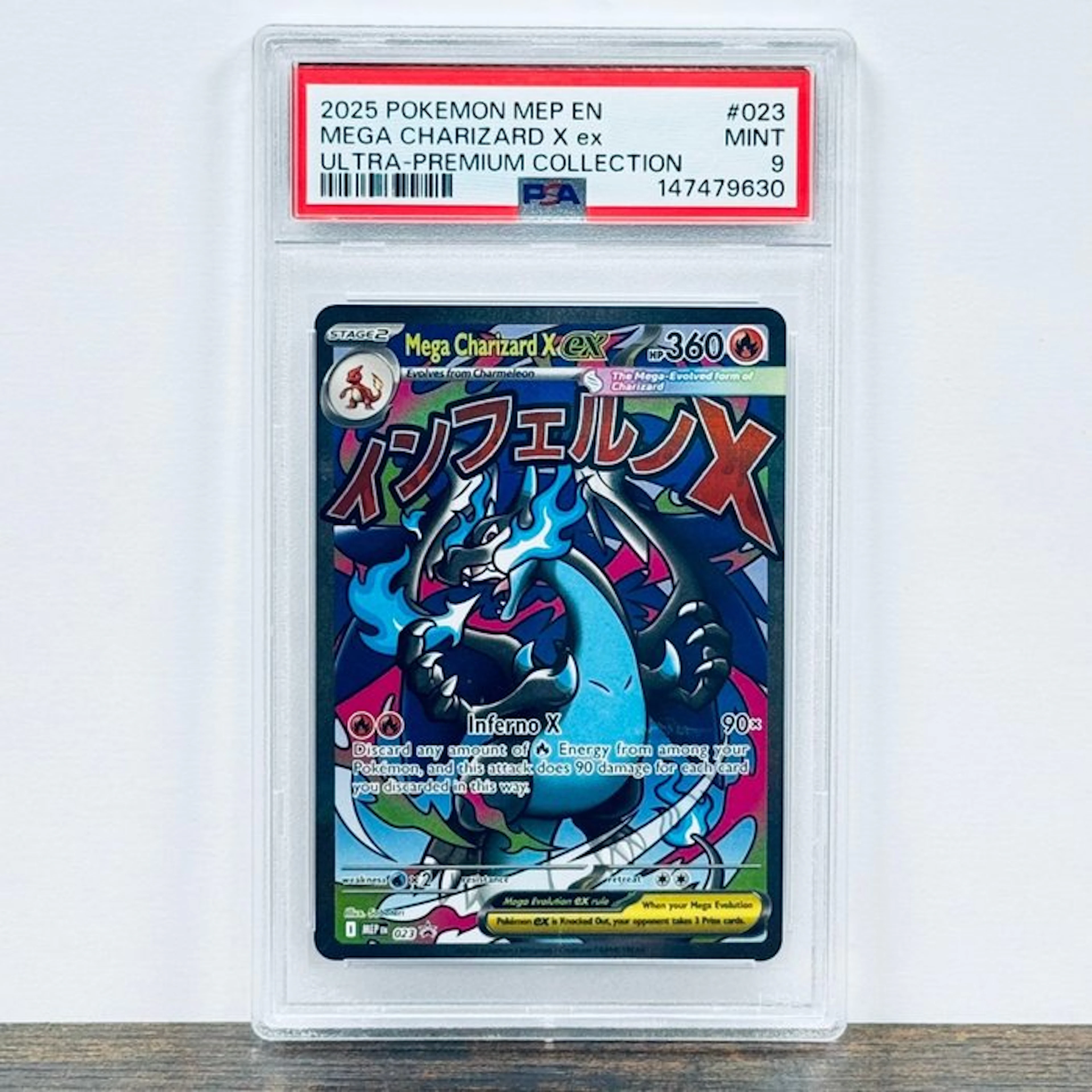 Pokémon Graded card - Mega Charizard X ex 023 – Pokémon - PSA 9