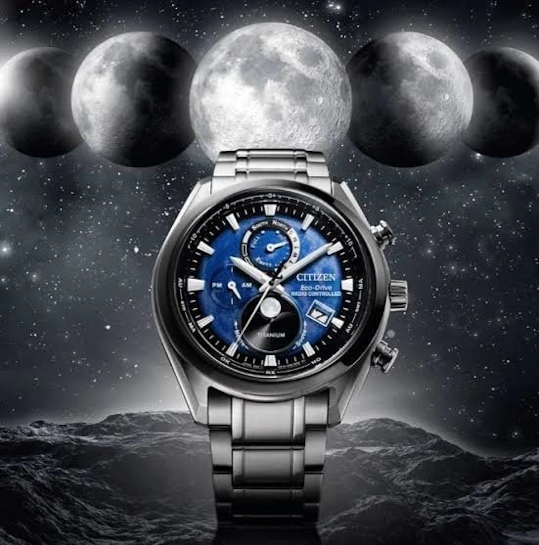 Citizen - Citizen Tsuki-yomi Moon Phase Titanio - BY101081L - Men - 2026