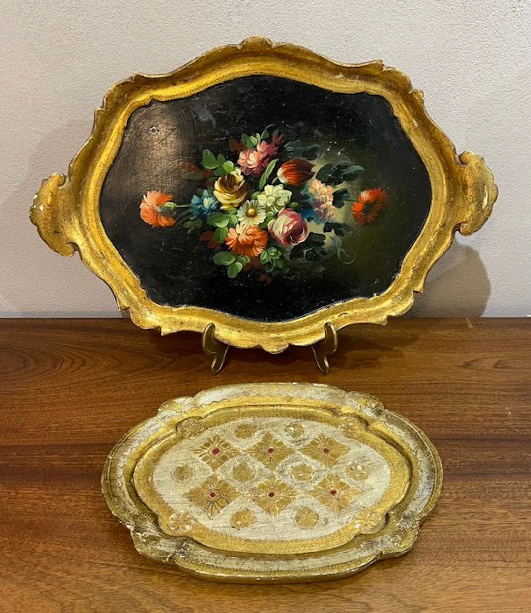Manifattura fiorentina del XX secolo - Tray (2) - Wood