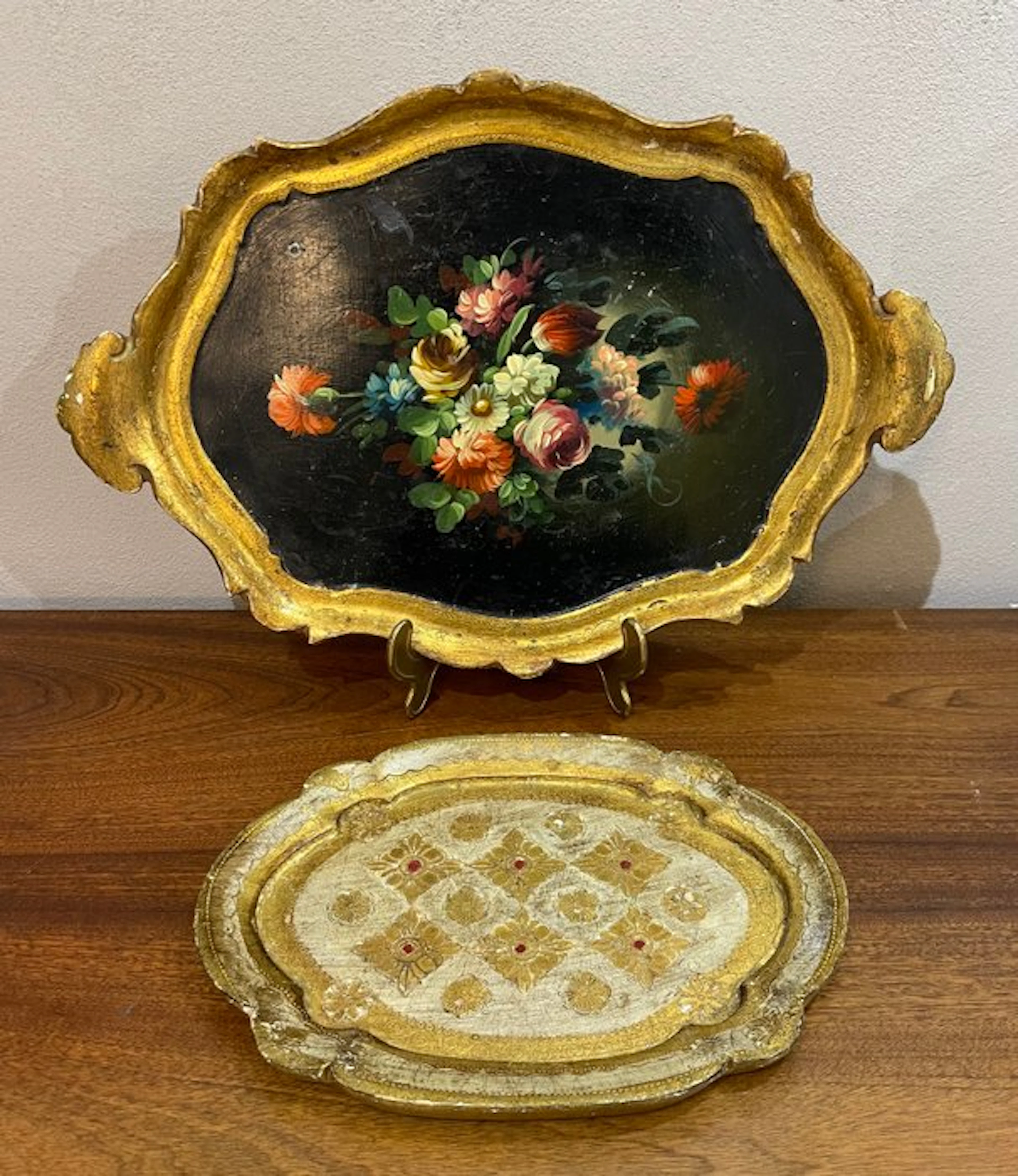 Manifattura fiorentina del XX secolo - Tray (2) - Wood