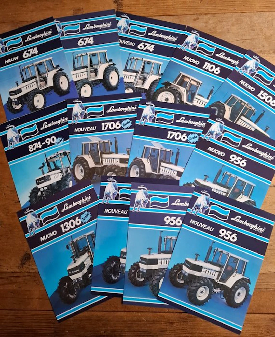 Brochure sheets - Lamborghini - Trattori