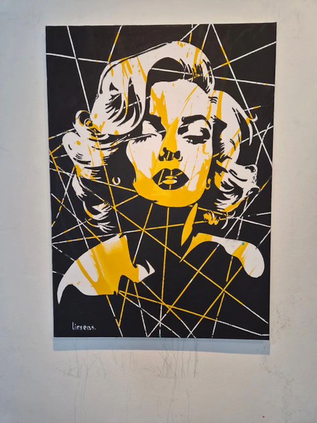 Liesens - Marylin Monroe (handpainted on canvas)