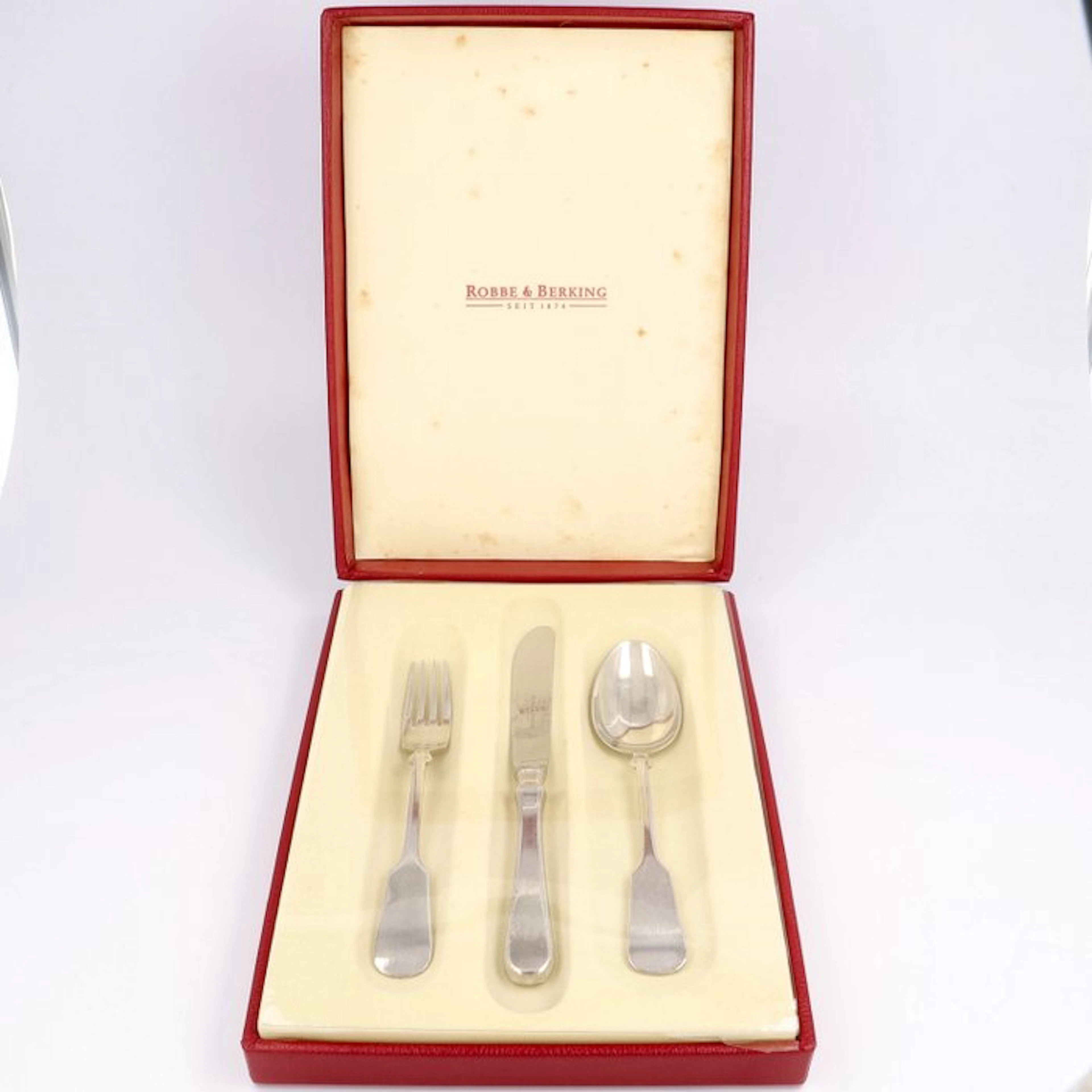 Robbe & Berking - Model Alt-Spaten - Cutlery set (3) - .800 silver