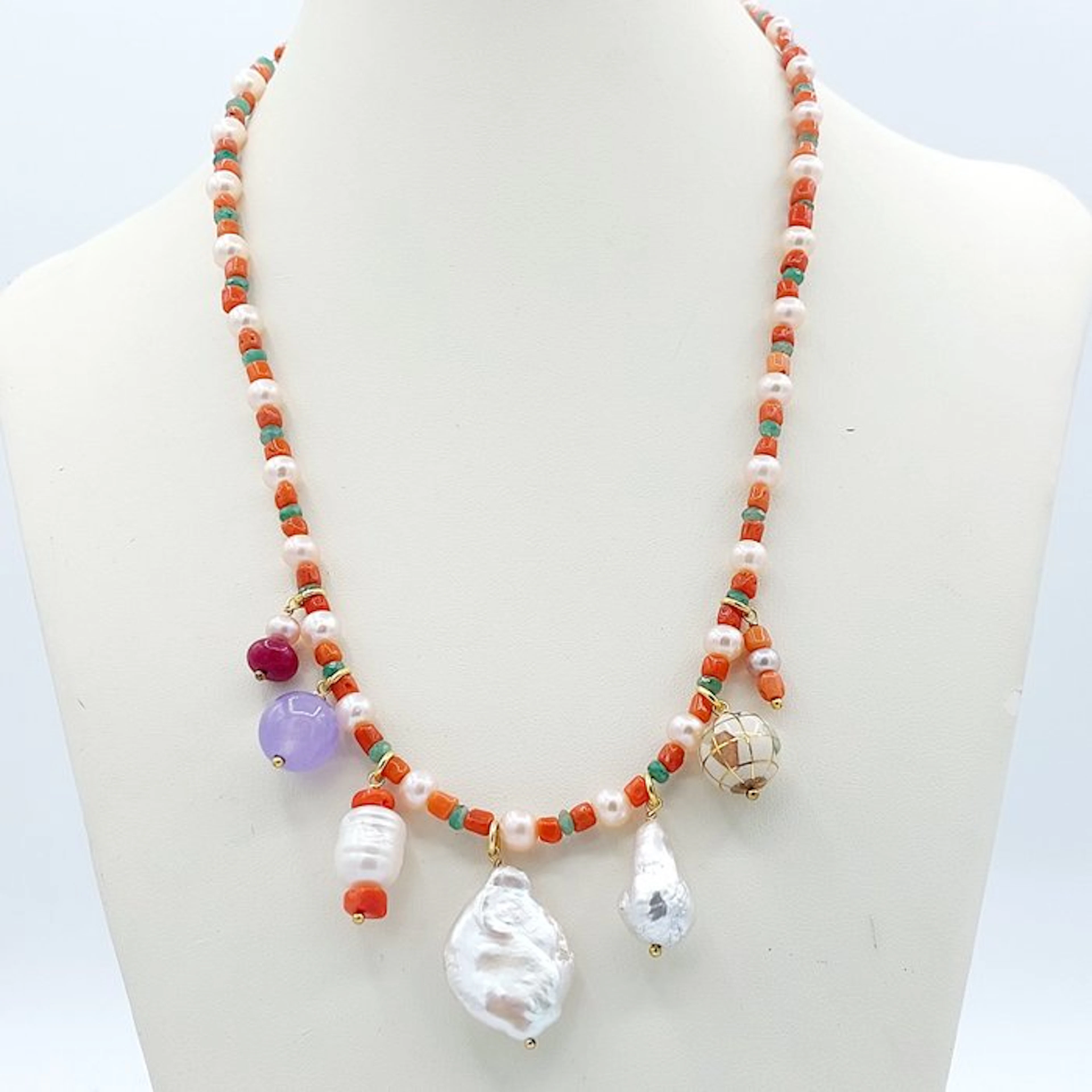 Silver - Necklace with pendant