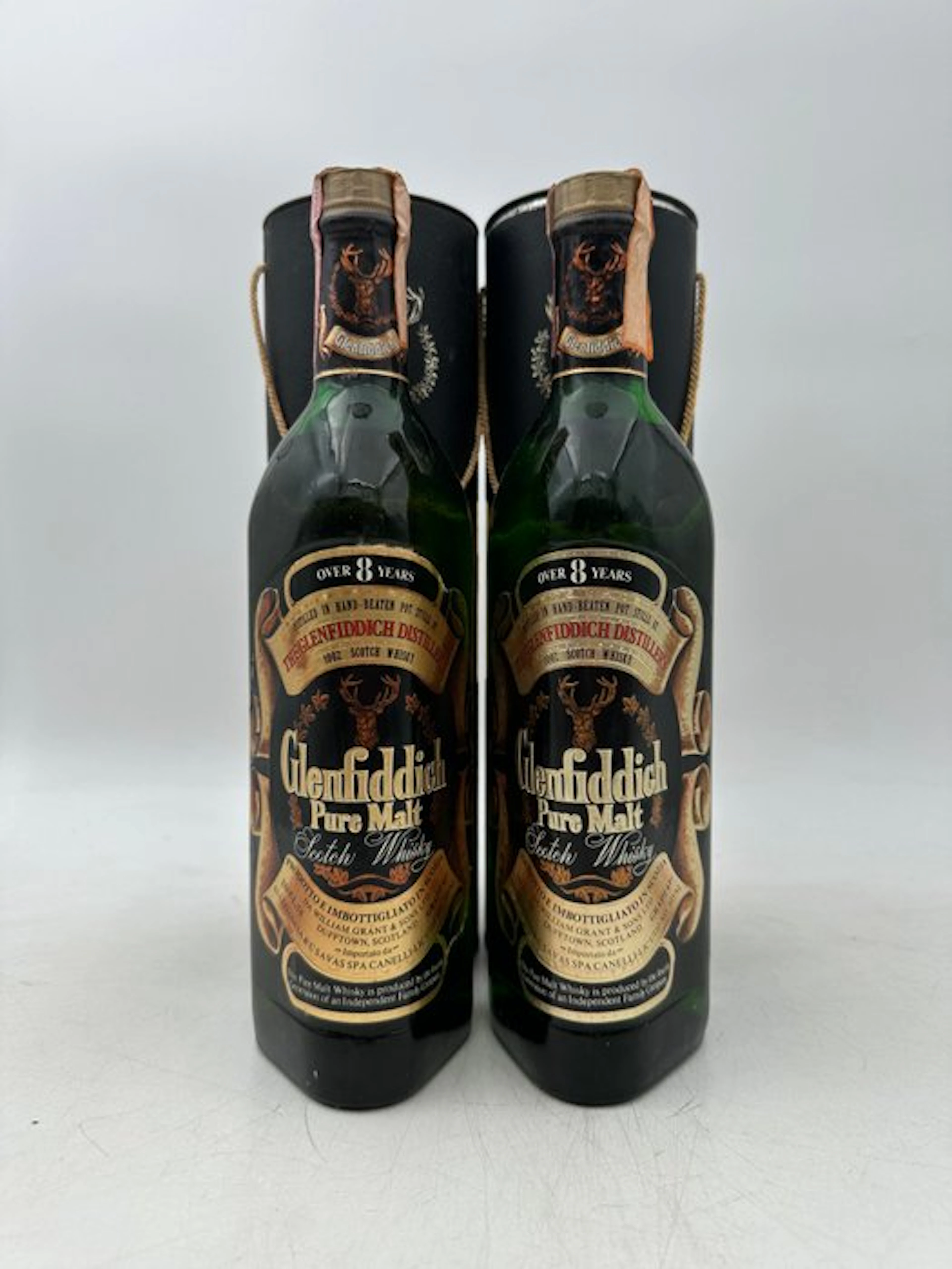 Glenfiddich 8 years old - b. 1970s - 75cl - 2 bottles
