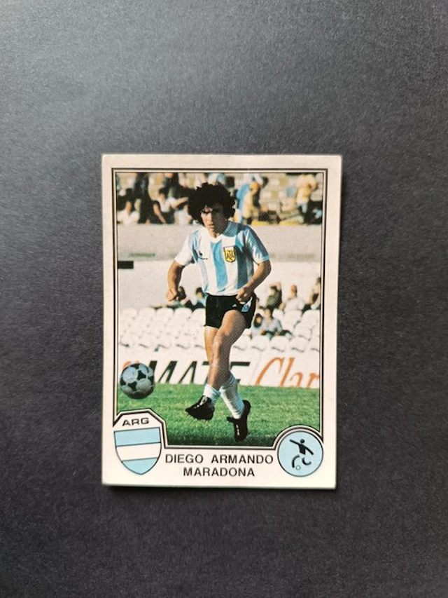 Panini Diego Armando Maradona - Sport Superstars Eurofootball 82 - Figurina n