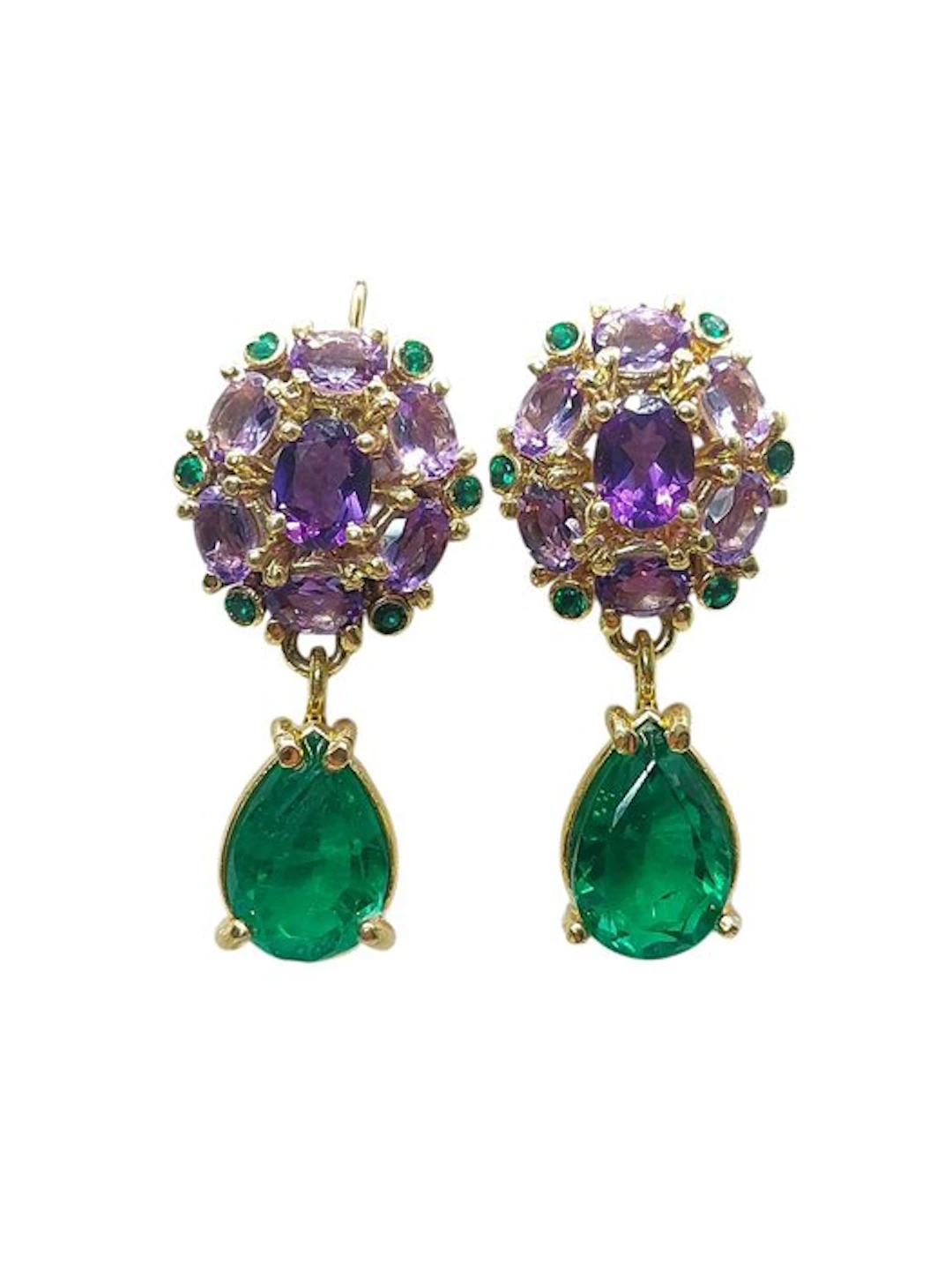 No reserve price - Earrings - 9 kt