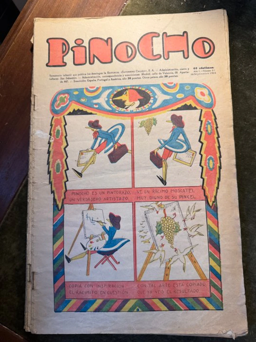 Pinocho - Pinocho - 174 Comic - First edition - 1926/1931