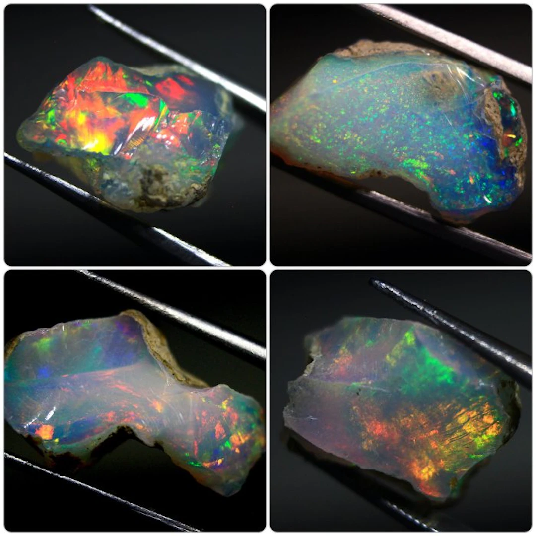 Ct. 23.20 Top Quality Ethiopian Opal - Specimen- 4.64 g - (4)