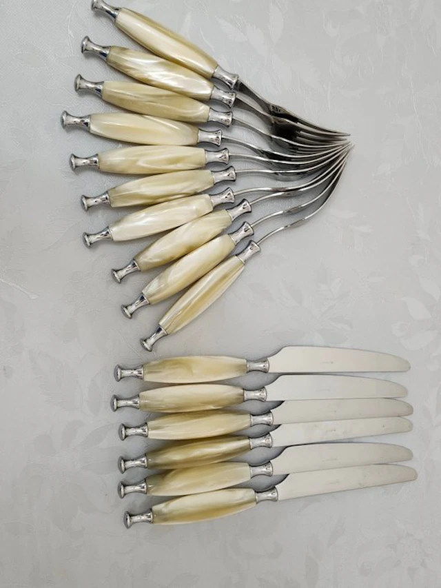 Bugatti - Cutlery set (18) - Steel, Resin