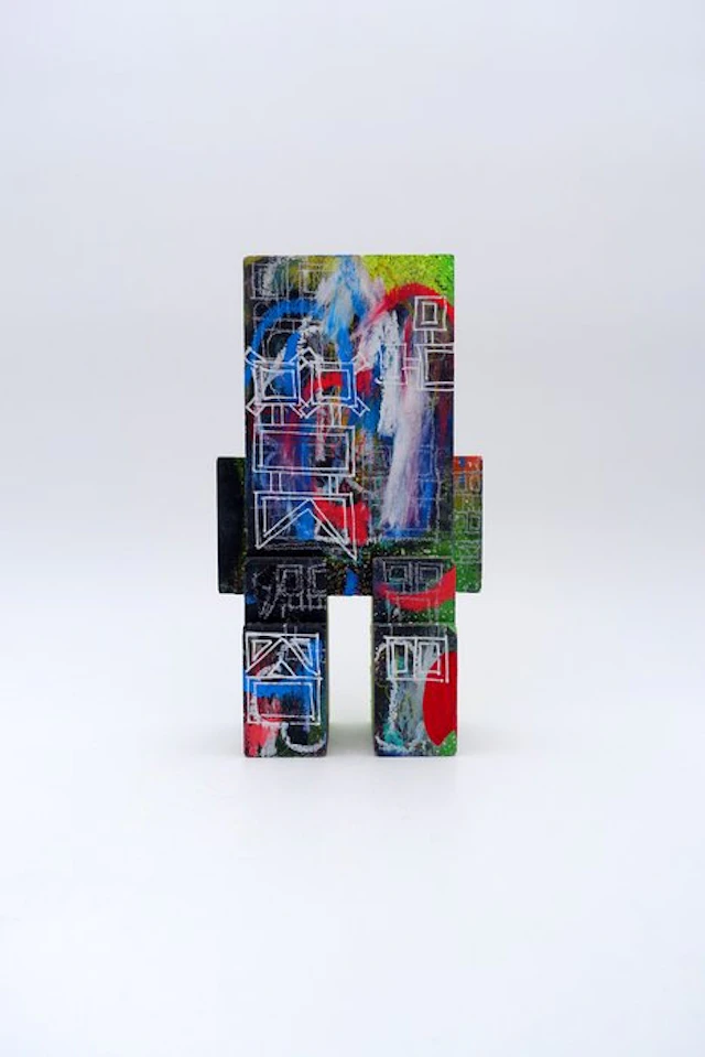 Wxyz (1980) - Sculpture, "322-1" - 18.5 cm - Plaster, Ceramic - 2026