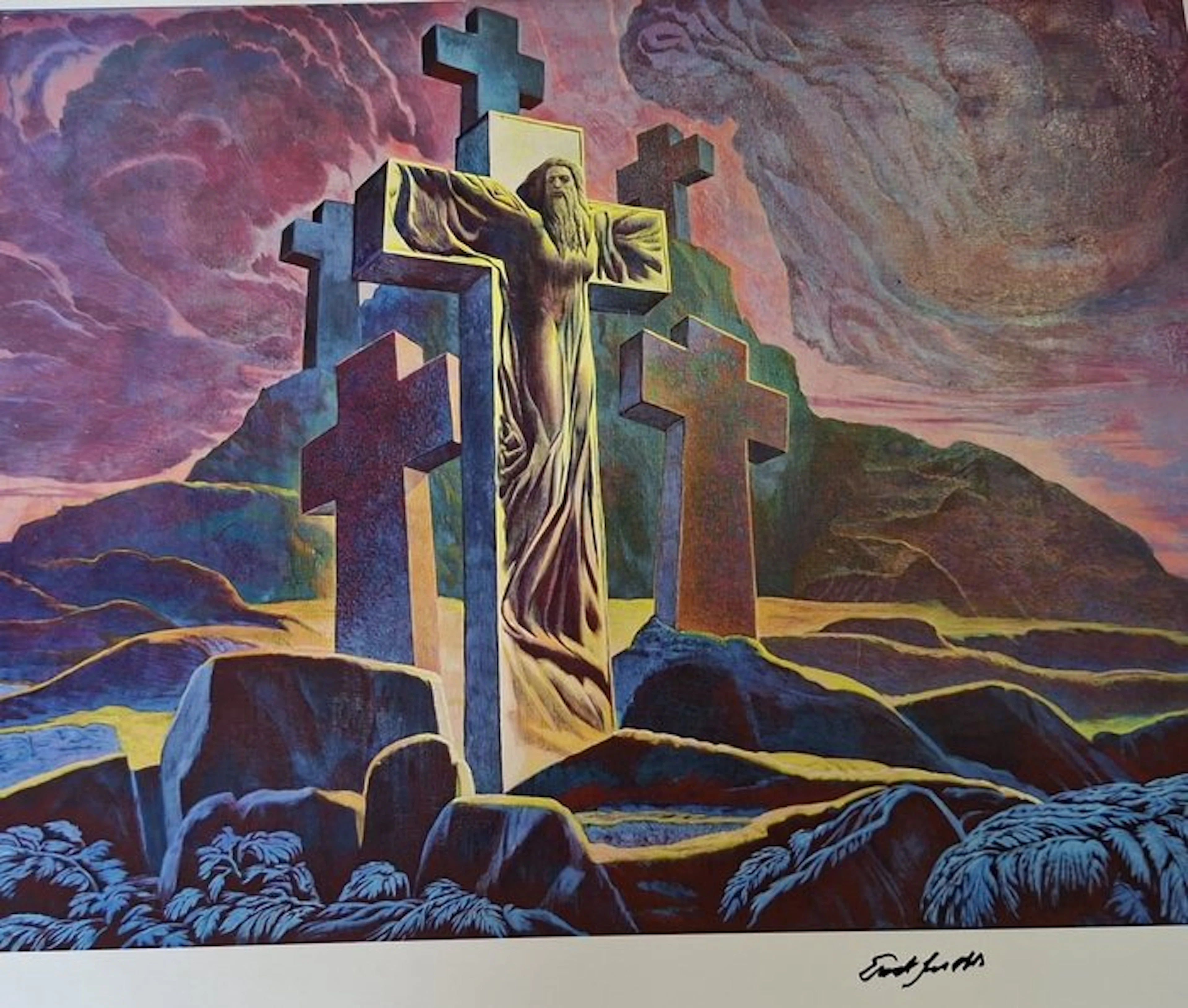 Ernst Fuchs (1930-2015) - Montserrat