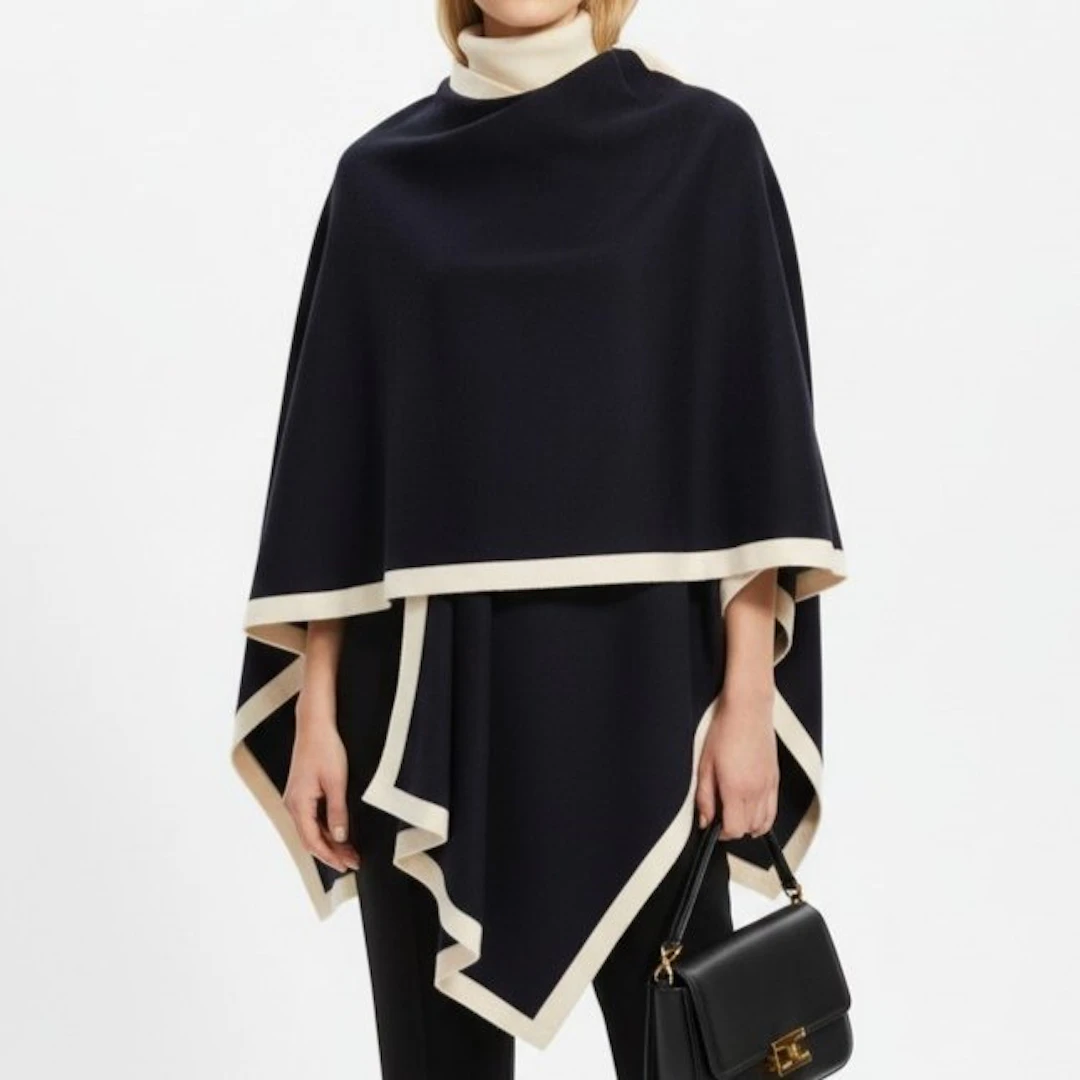Escada - Taglia unica - 100% lana - Cape