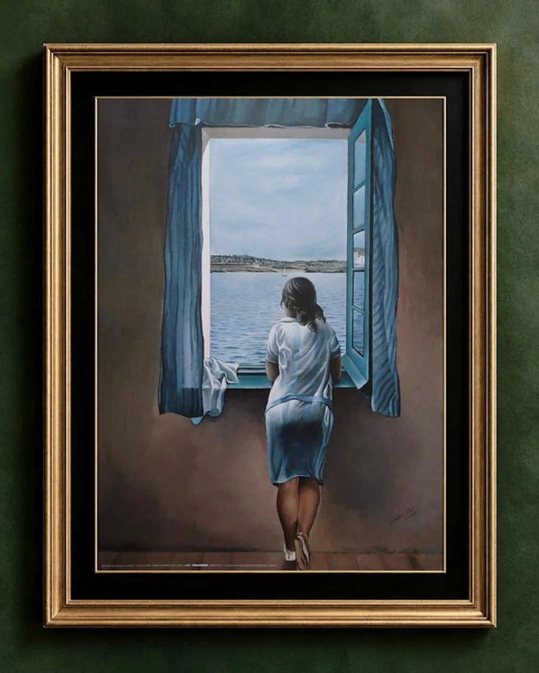 Salvador Dalí (1904-1989) (after) - "Muchacha en la Ventana, 1925" - (60x80cm)