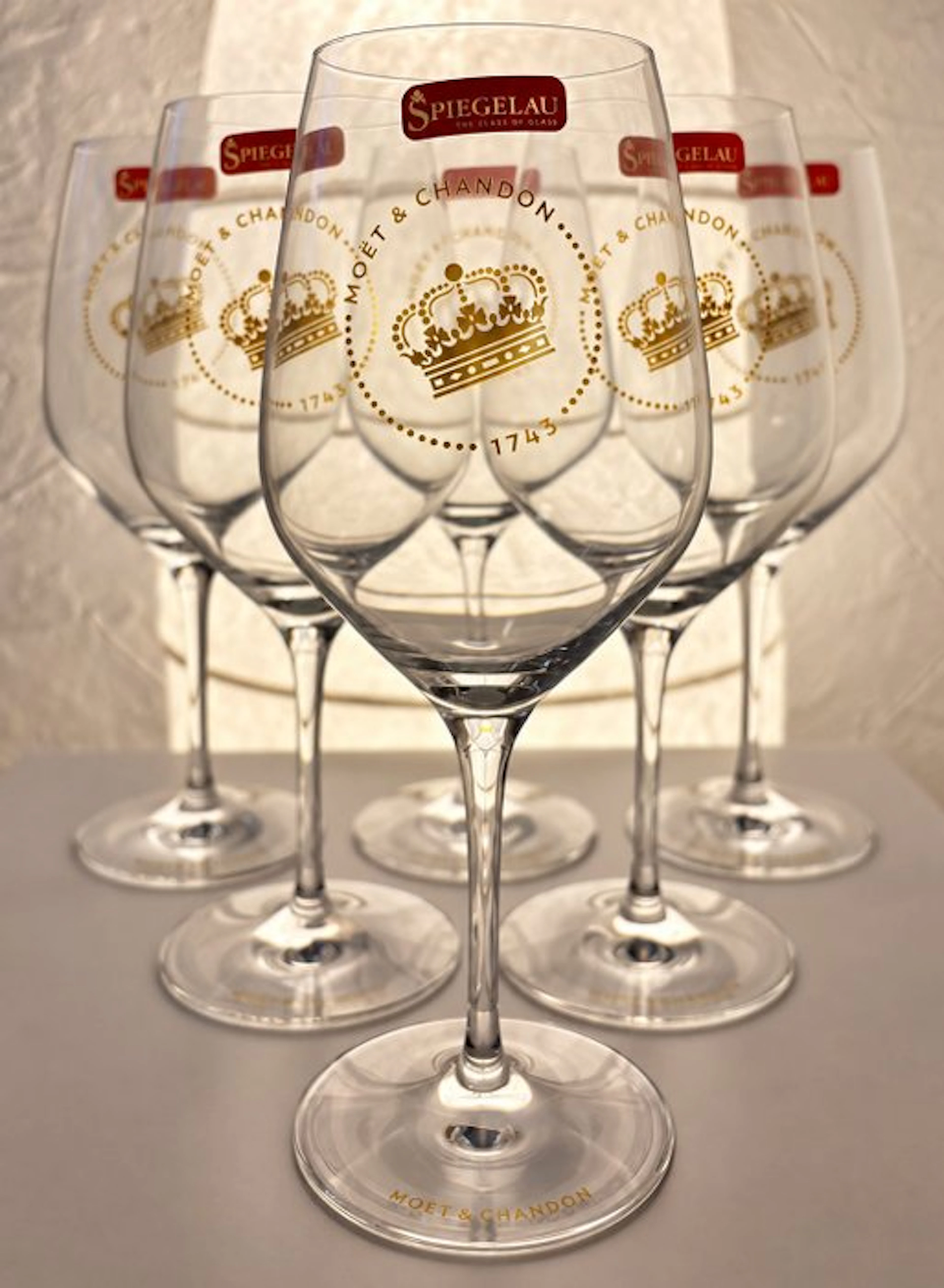 Spiegelau - Champagne glass (6) - Crystal - Moet & Chandon 6-piece Set New