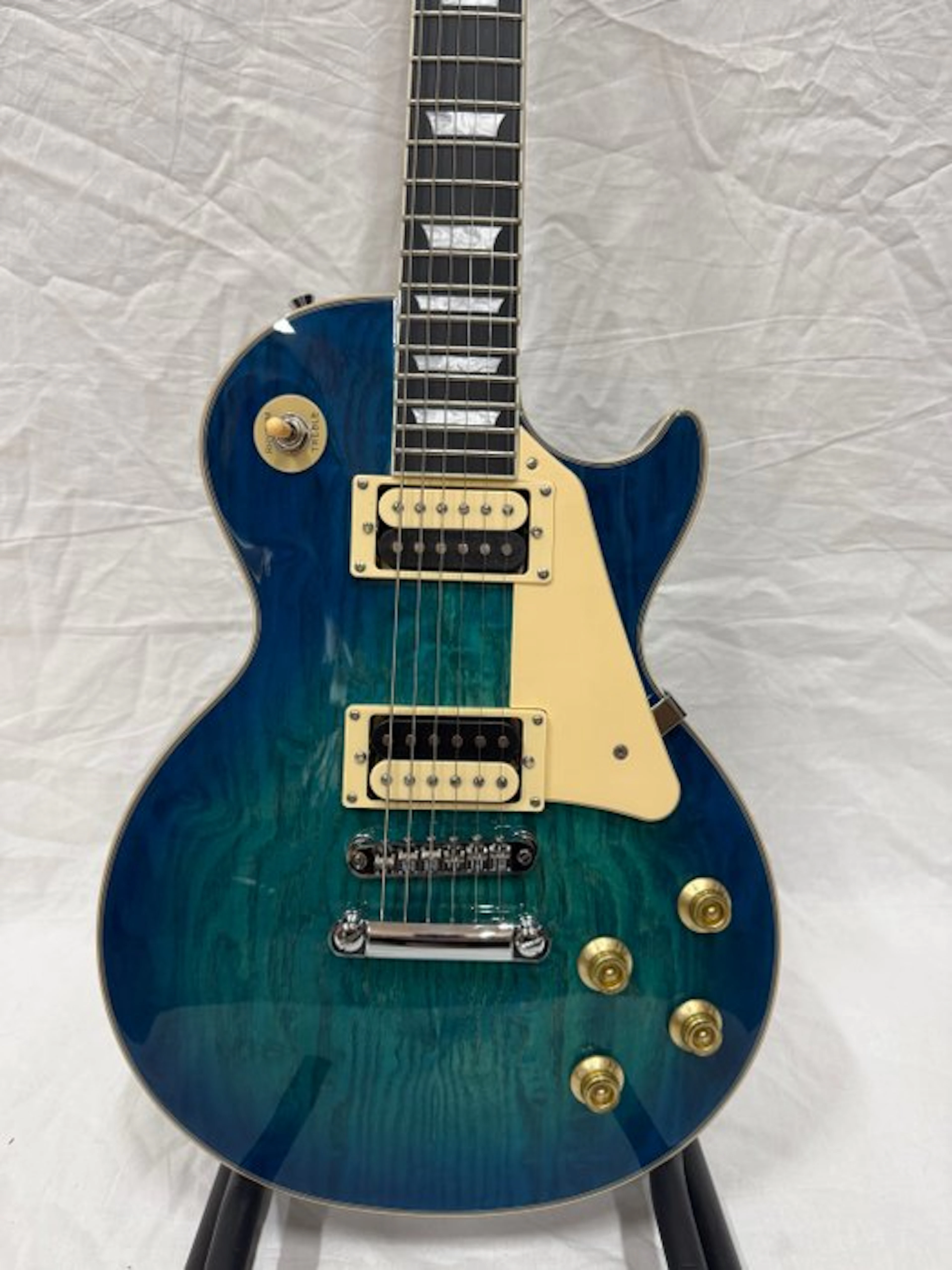 Lintage Guitars - LPT-100-TBL Transparent Blueburst Gloss - - Electric guitar