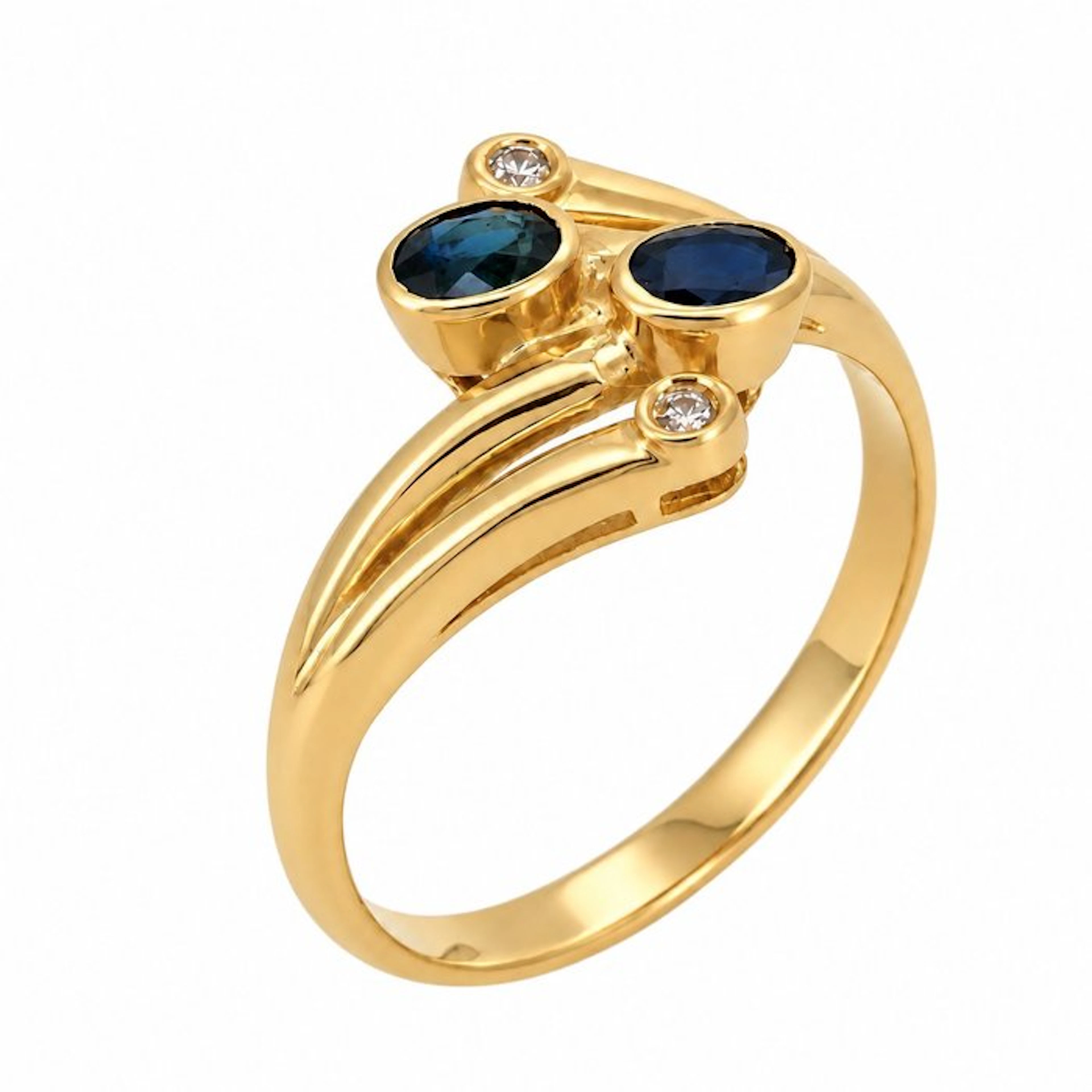 No reserve price - Ring - 18 kt