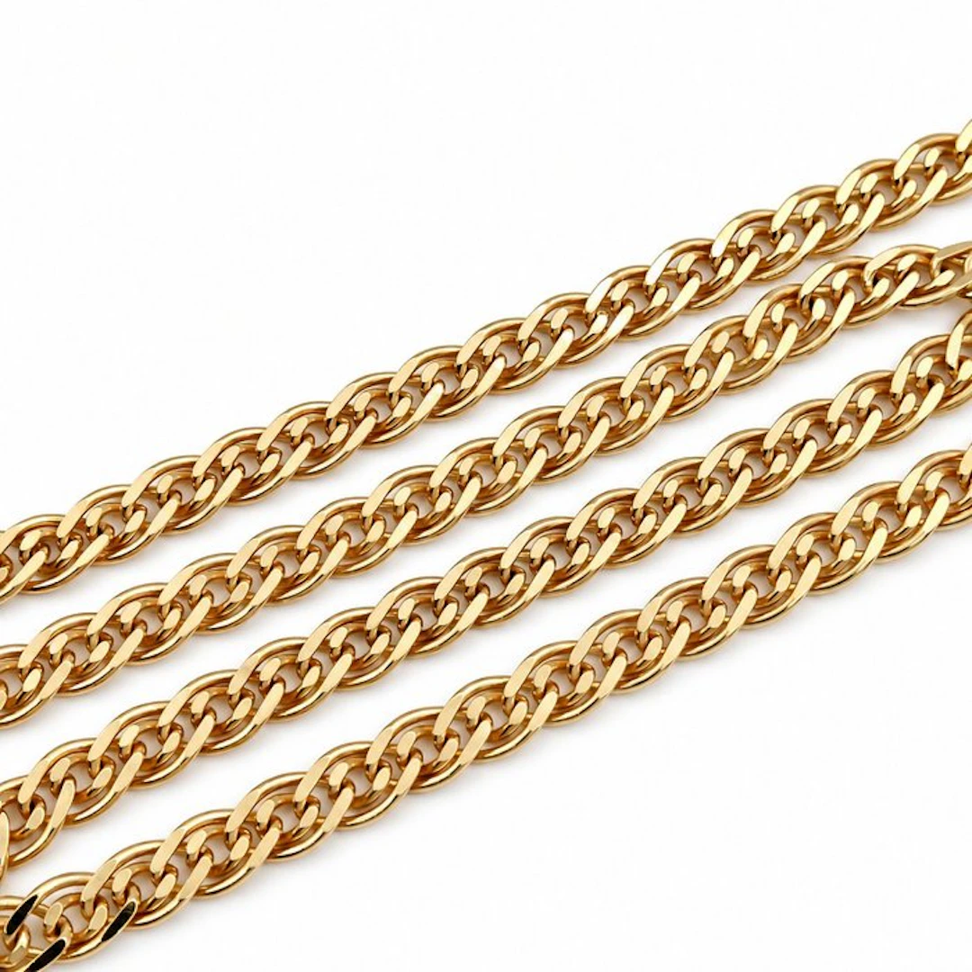 Necklace - 18 kt. Yellow gold - Made in Italy - Handmade