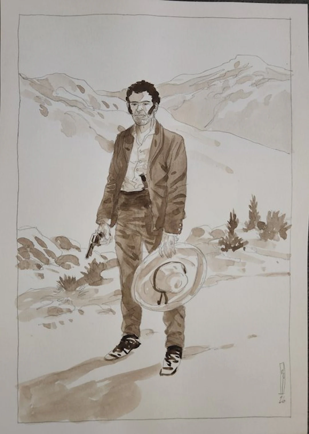 Maël (Leclerc, Martin) - 1 Original drawing - Nostromo - 2026