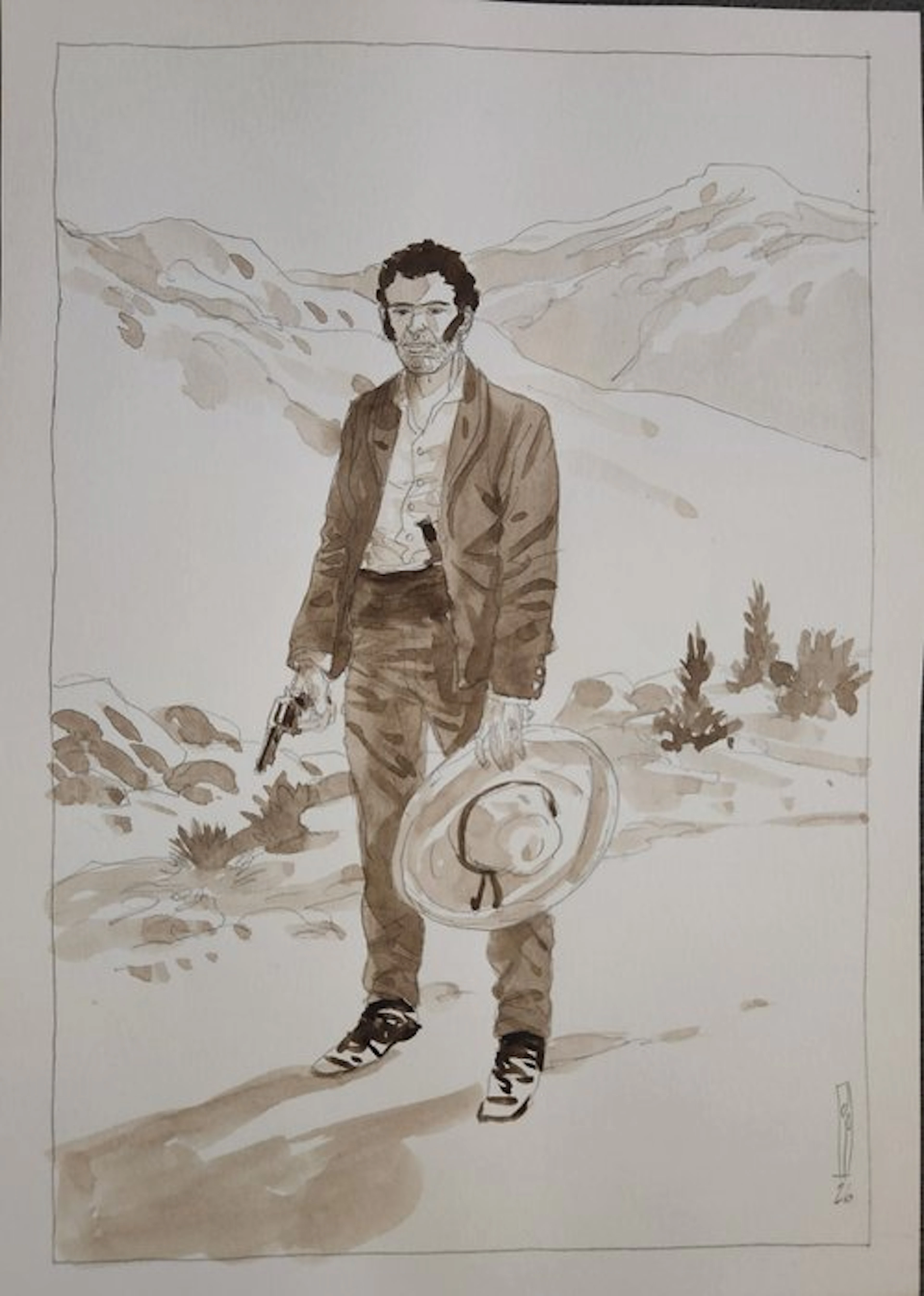 Maël (Leclerc, Martin) - 1 Original drawing - Nostromo - 2026