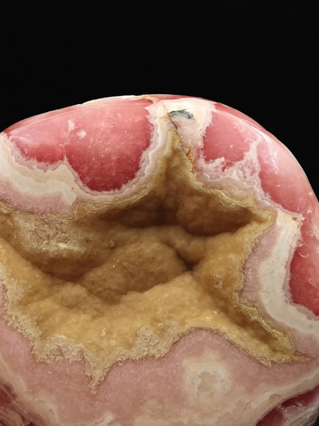 Intense pink rhodochrosite