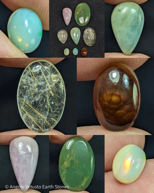100.71 ct – Natural Gemstone Cabochon Collection – Opal