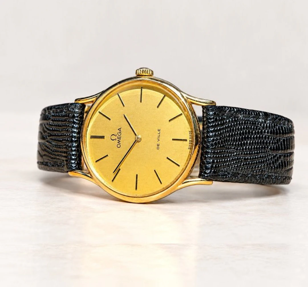 Omega - De Ville - 14k geelgoud - 191.0056 - Men - 1980