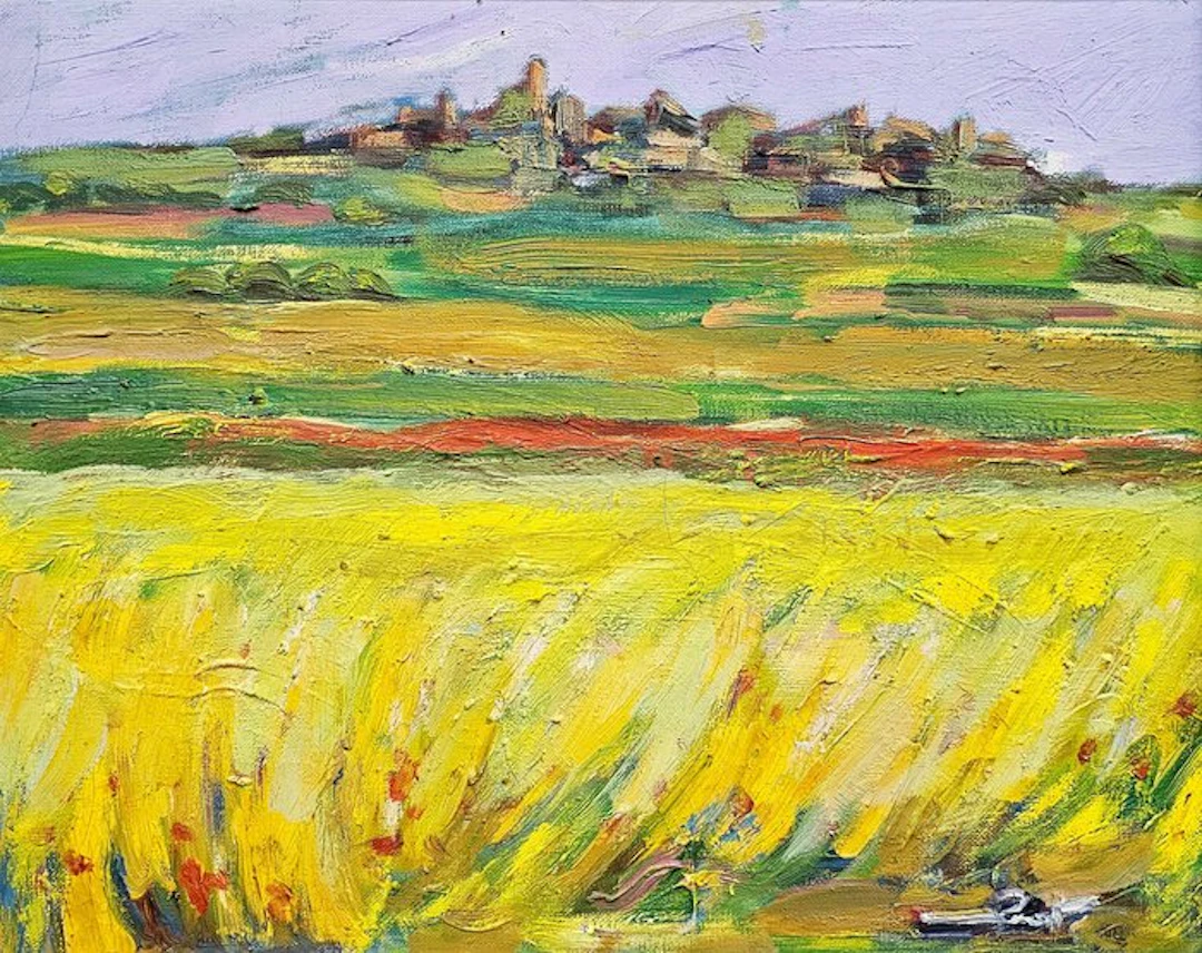 Post-Impressionist School (XX) - Spring in Golden Fields