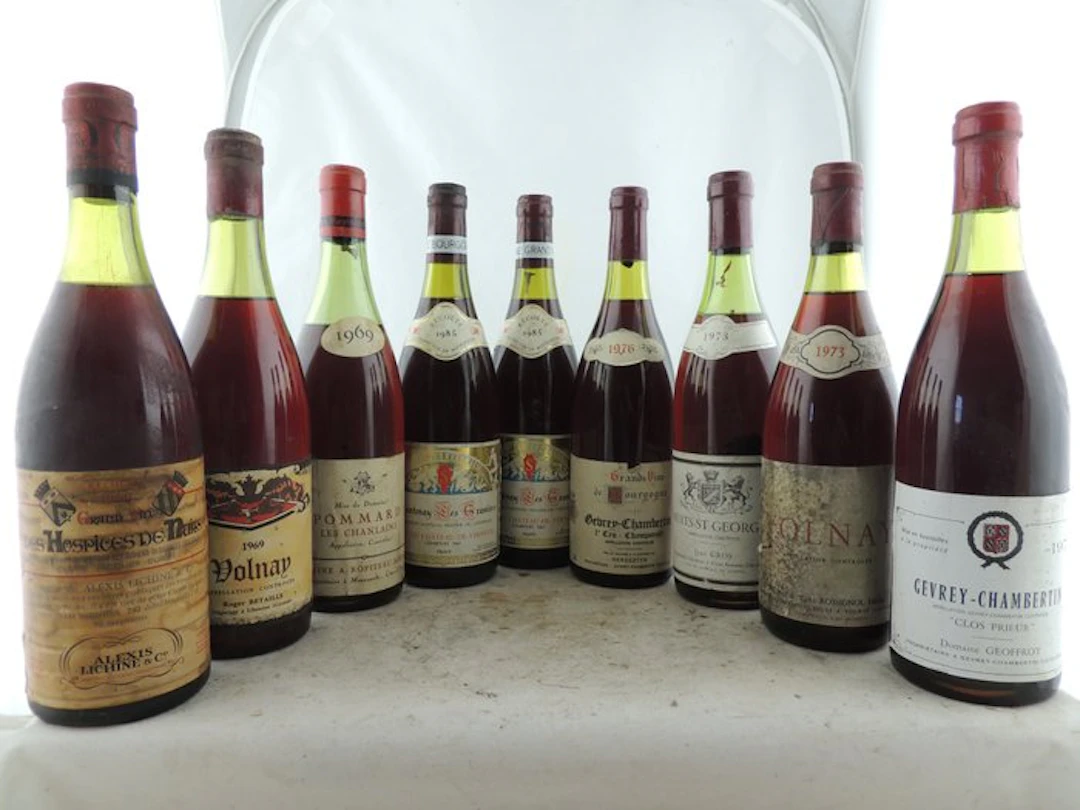 1969 , 1973 Nuits Saint Georges; 1969