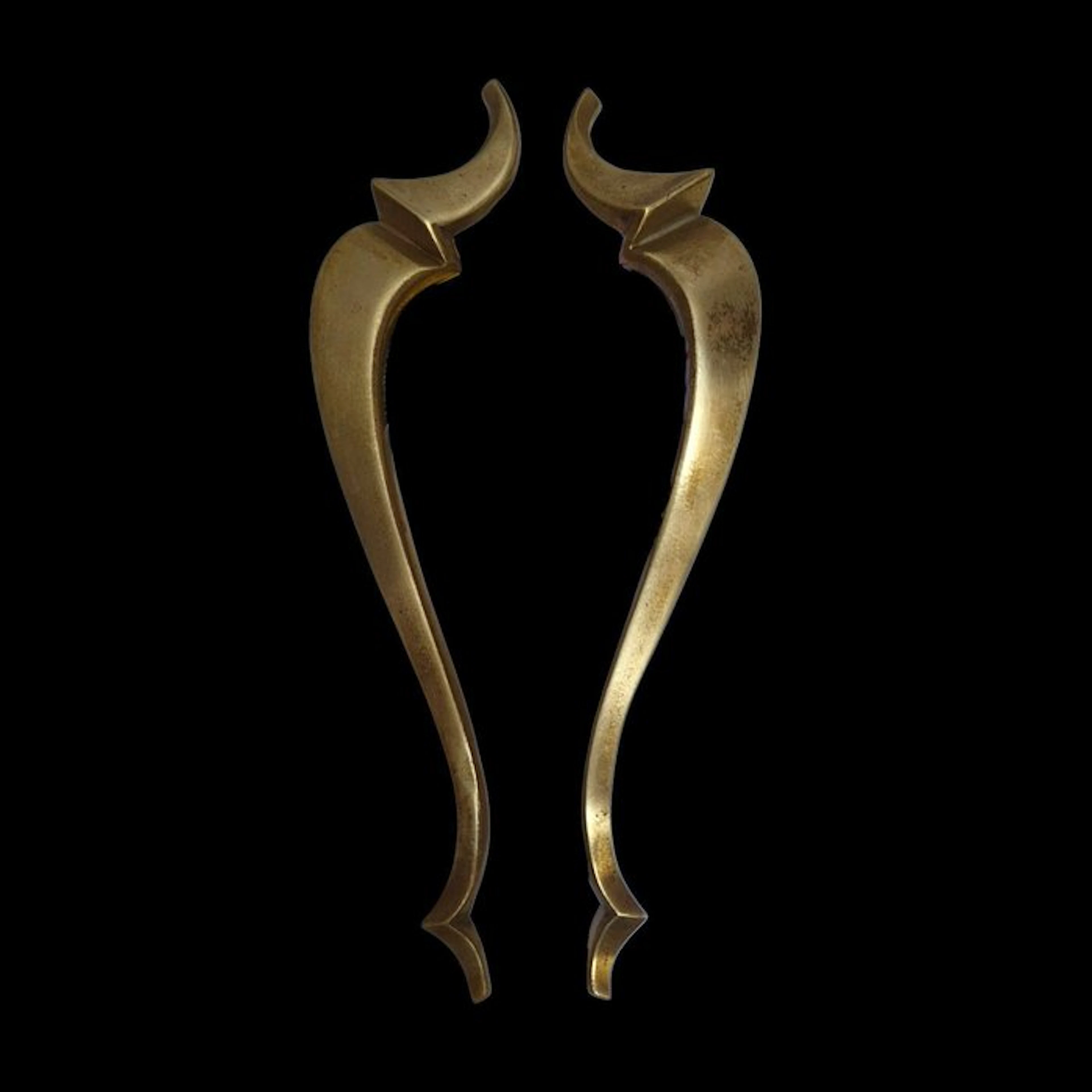 Art Deco Door handle (2) - NO RESERVE - 1920-1930