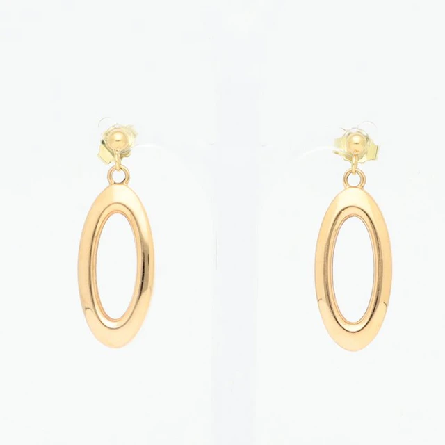 Earrings - 18 kt. Rose gold, Silver