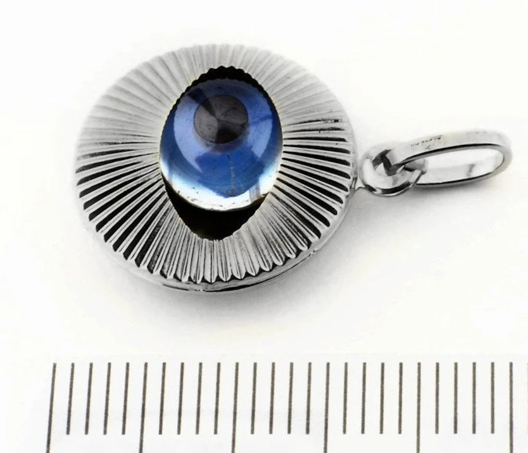 Pendant - 18 kt. White gold