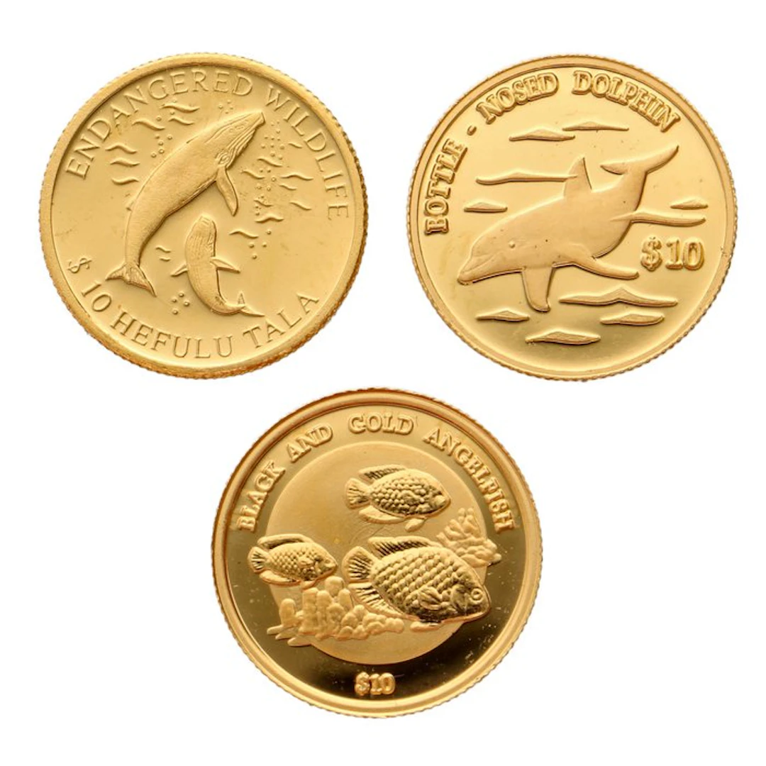 Niue, Cook Islands, Tokelau. 2000/2003 - "Sealife" (3 stuks)