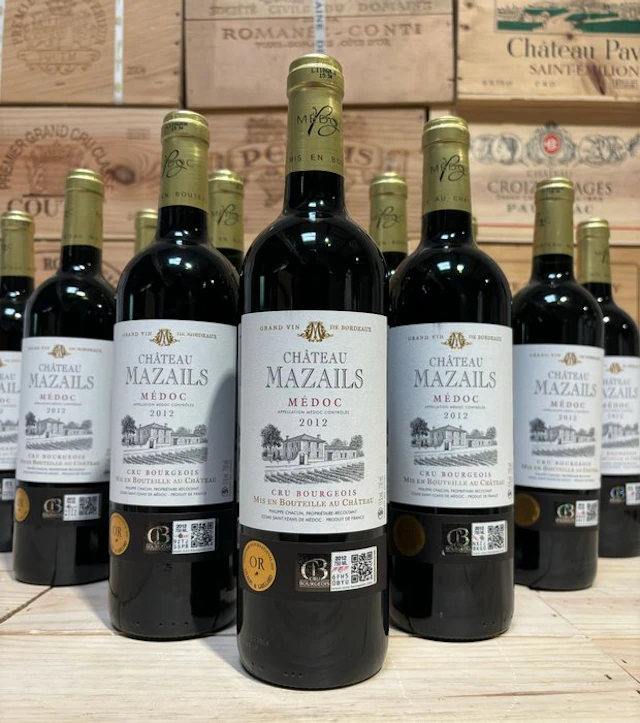 2012 Domaine de Mazails - Haut-Médoc Cru Bourgeois - 12 Bottles (0.75L)