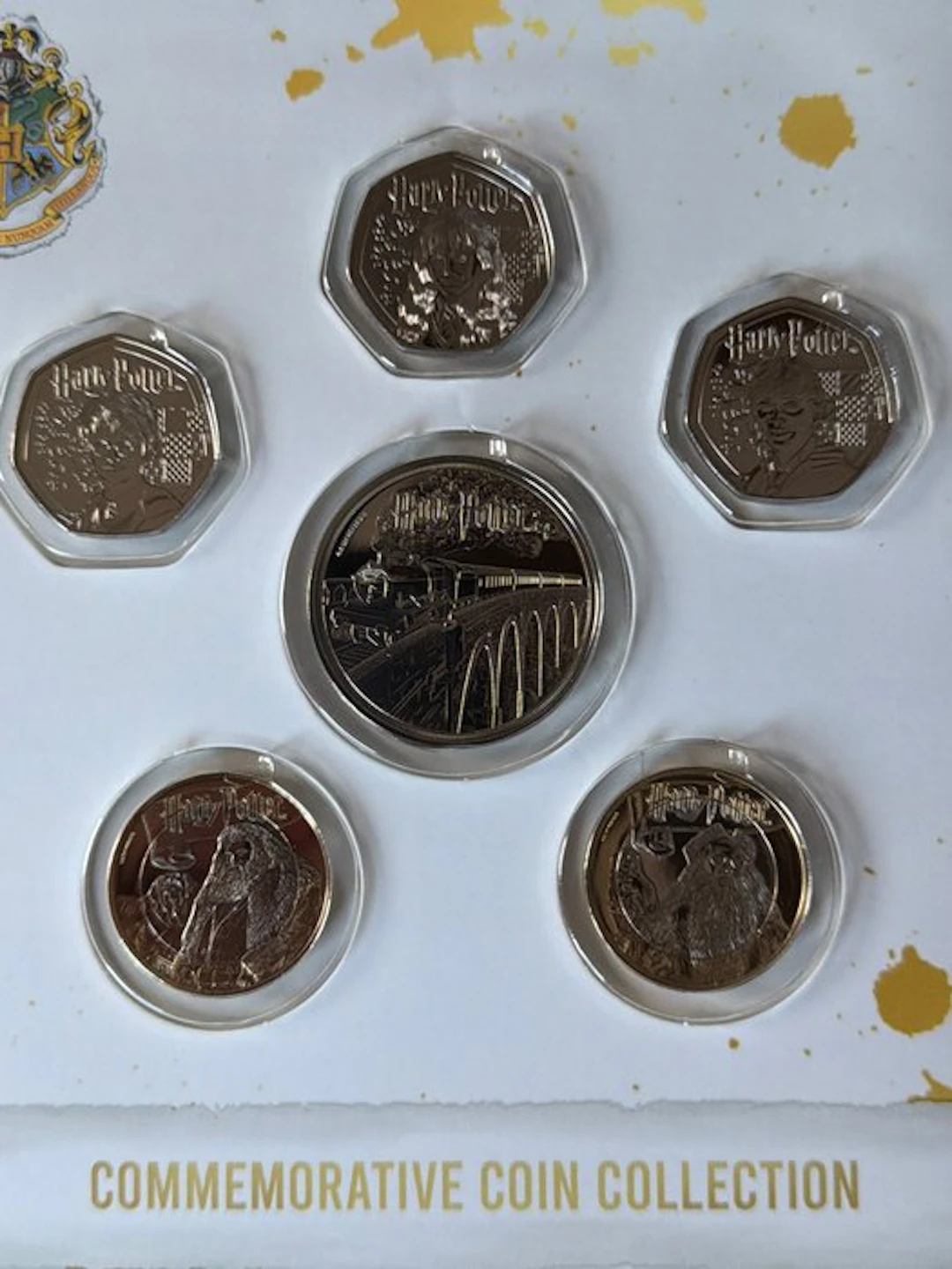 Pitcairn. Medal Harry Potter Coin Collection - 6 pcs (No reserve price)