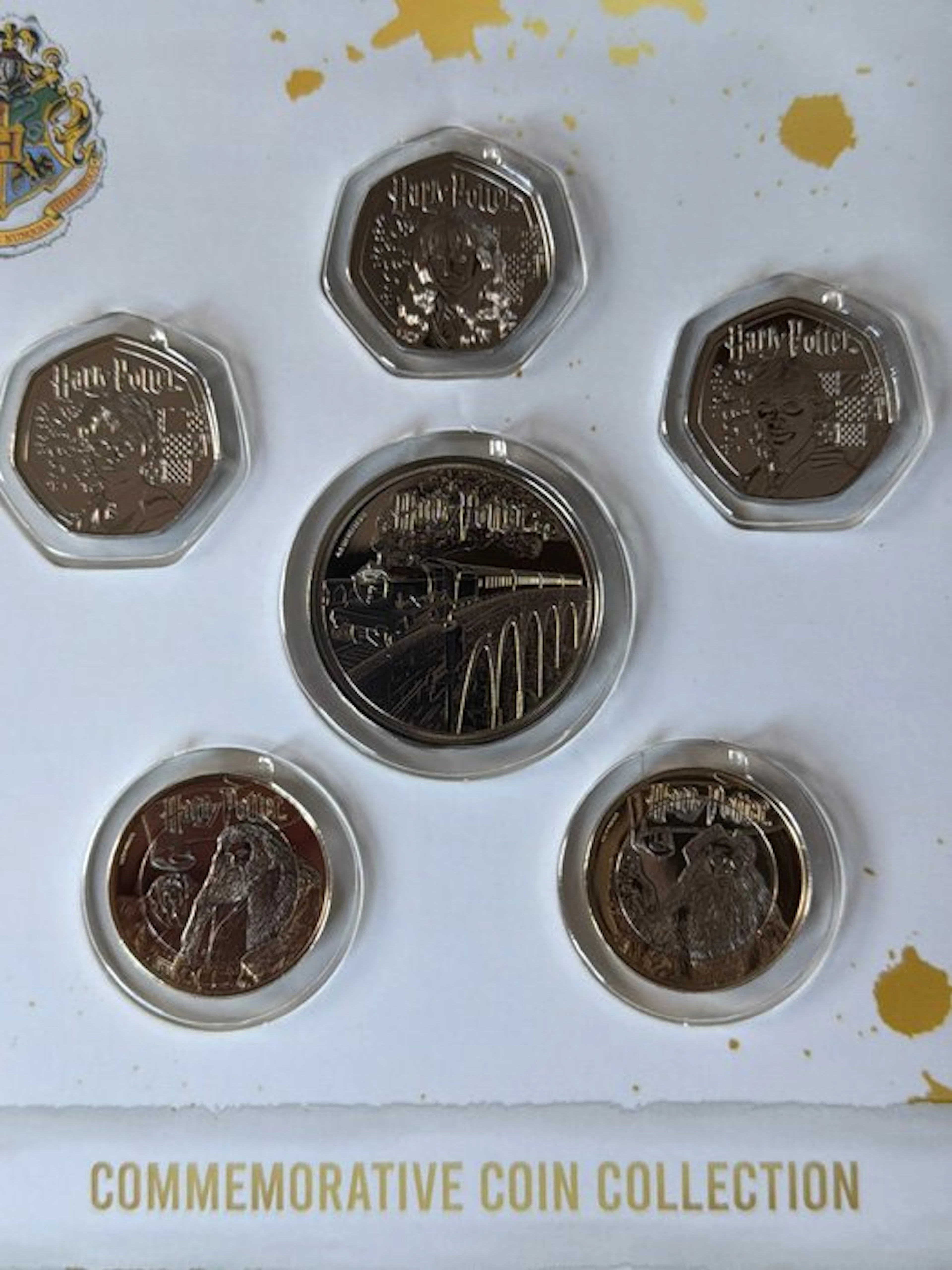 Pitcairn. Medal Harry Potter Coin Collection - 6 pcs (No reserve price)